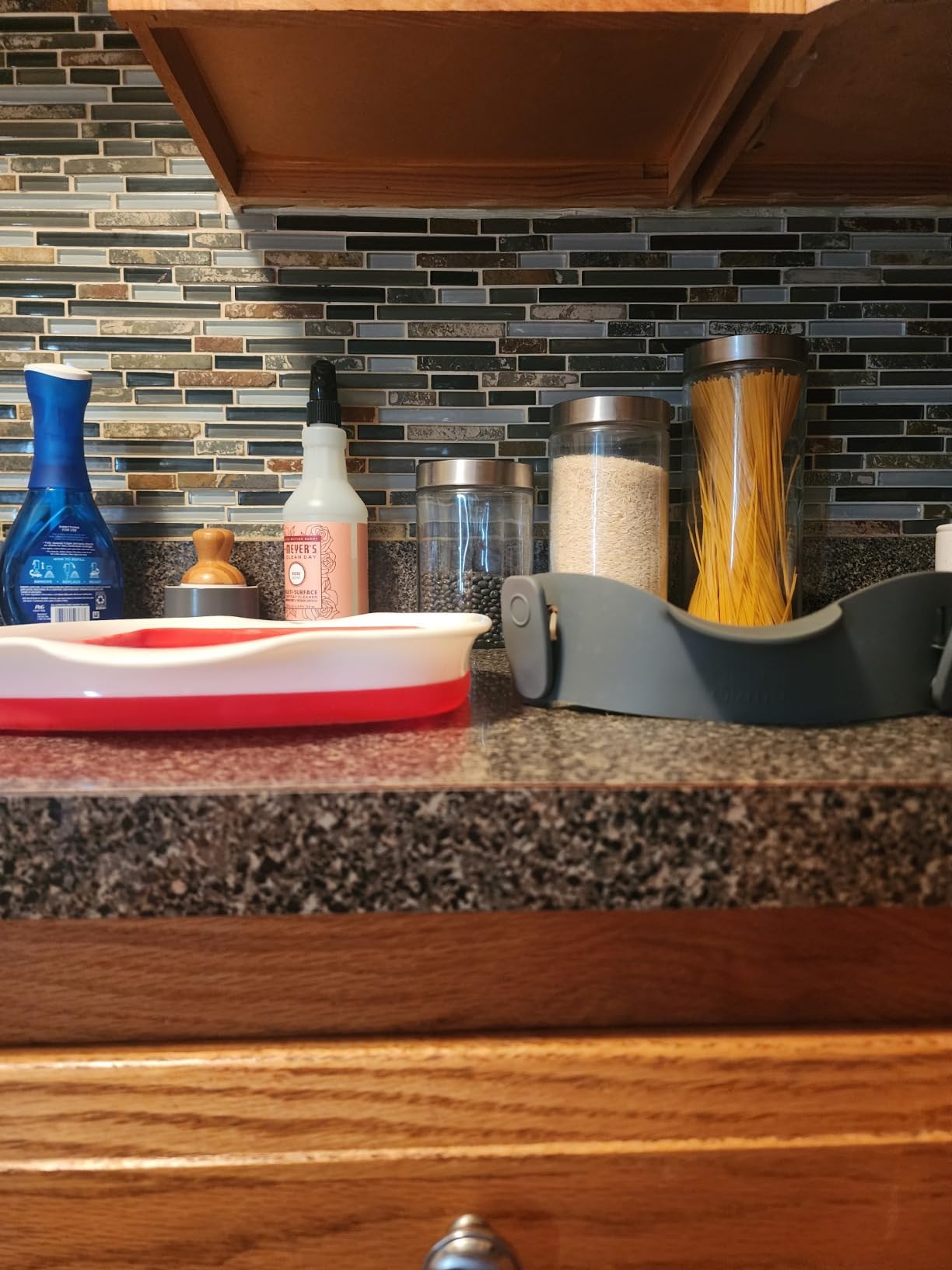 Kitchen Gizmo Snap N' Strain - Silicone Pasta Strainer Clip-On customer photo 2
