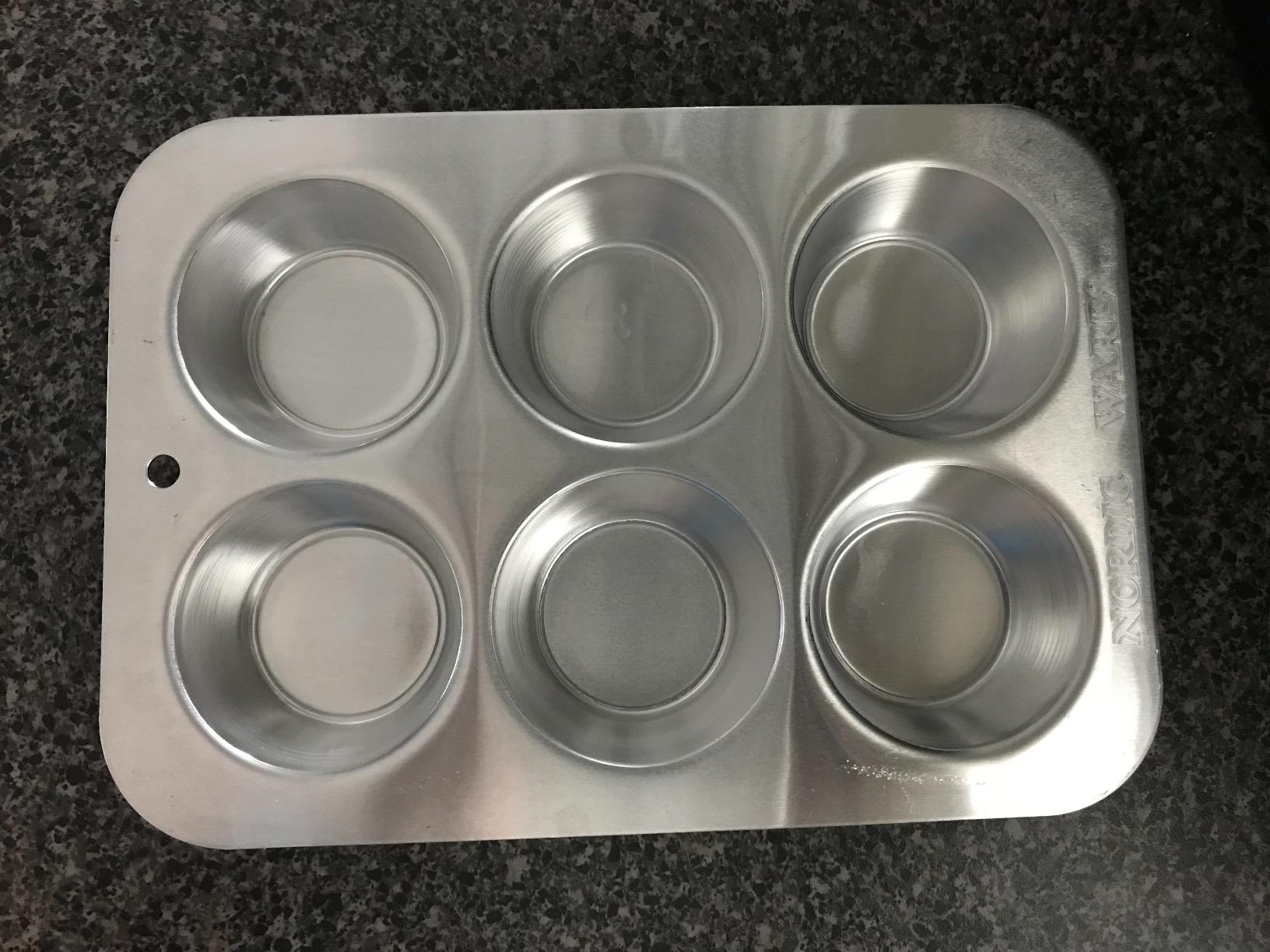 Nordic Ware Naturals Compact Muffin Pan - Natural Uncoated Aluminum, Toaster Oven and Broiler Safe customer photo 2