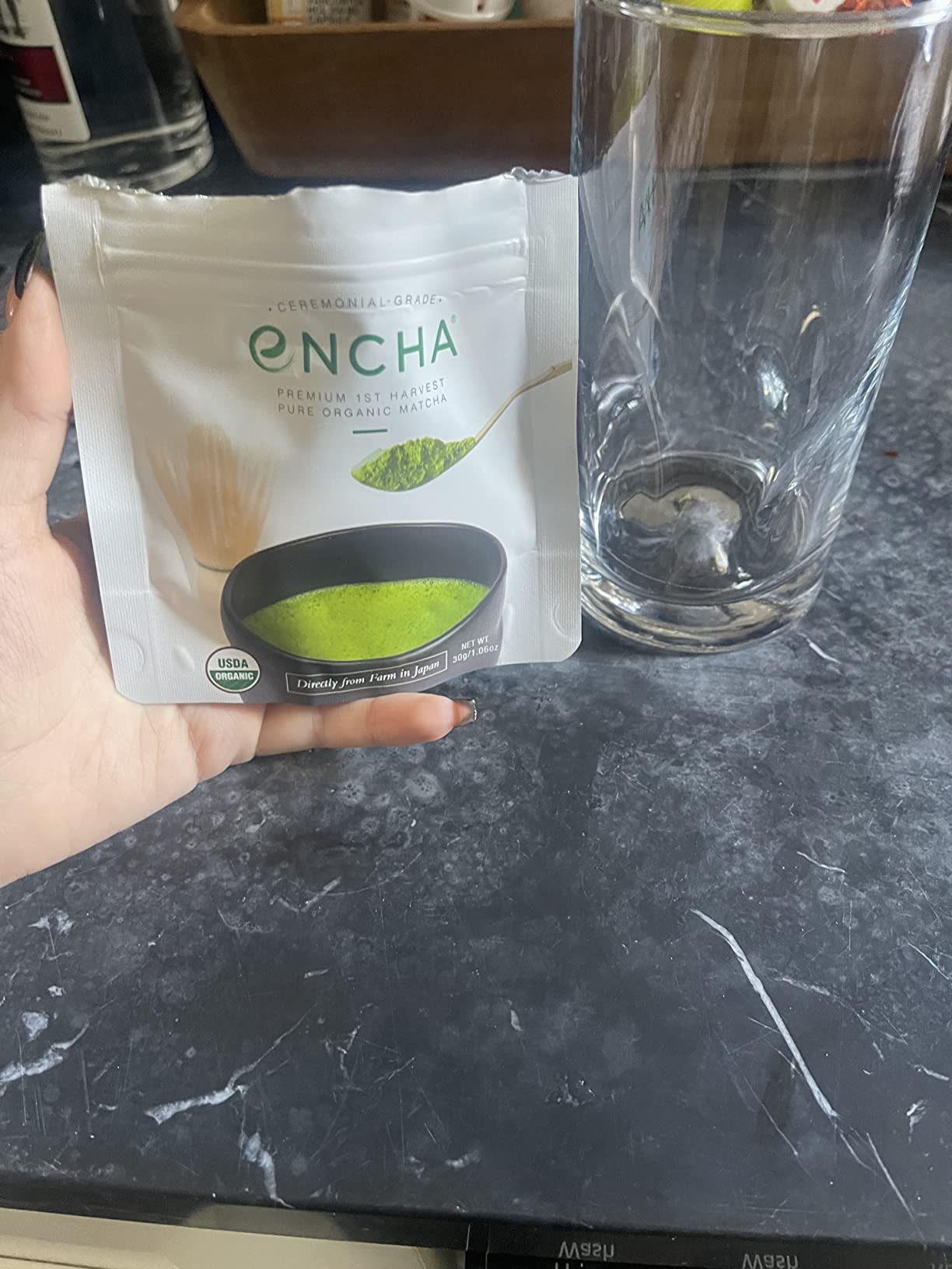Encha Matcha - Ceremonial Grade Matcha Powder, Organic First Harvest Japanese Green Tea Powder, From Uji, Japan (60g/2.12oz) customer photo 1