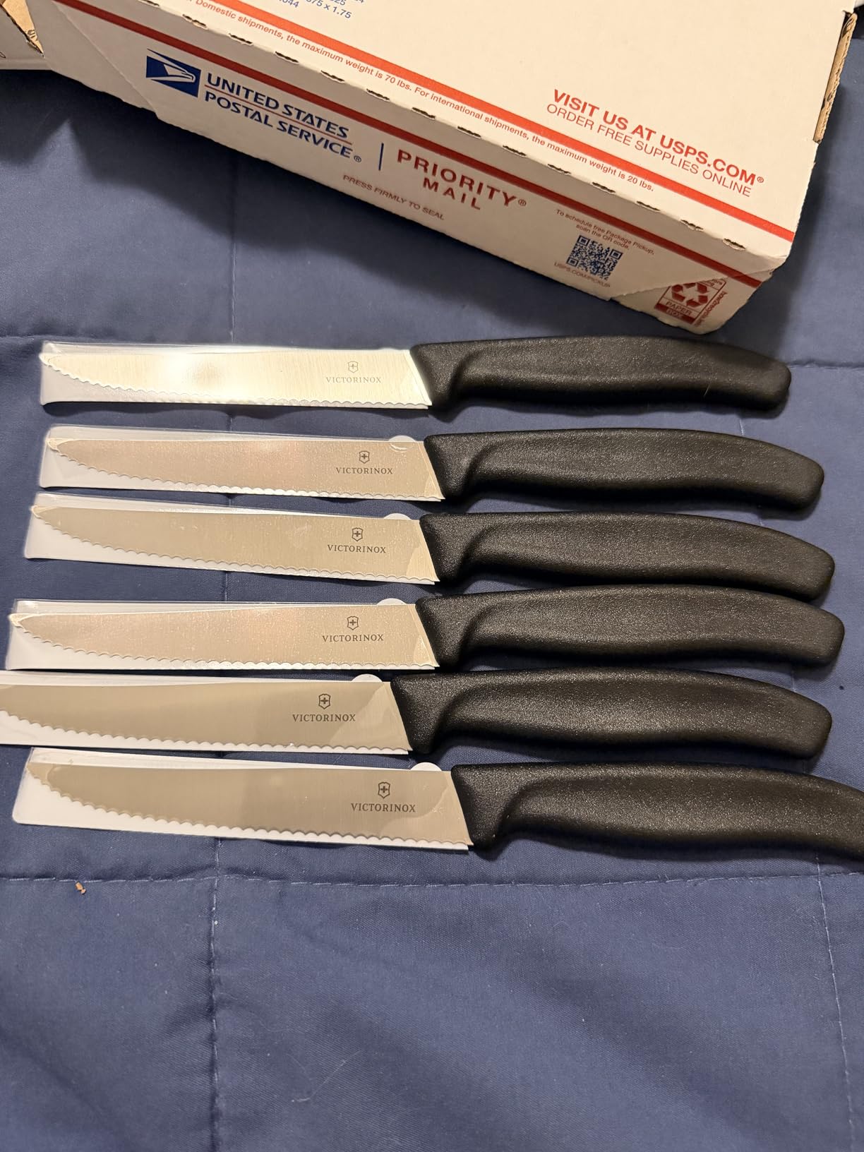 Victorinox Swiss Classic 6-Piece Steak Knife Set - Serrated Edge, Black customer photo 1