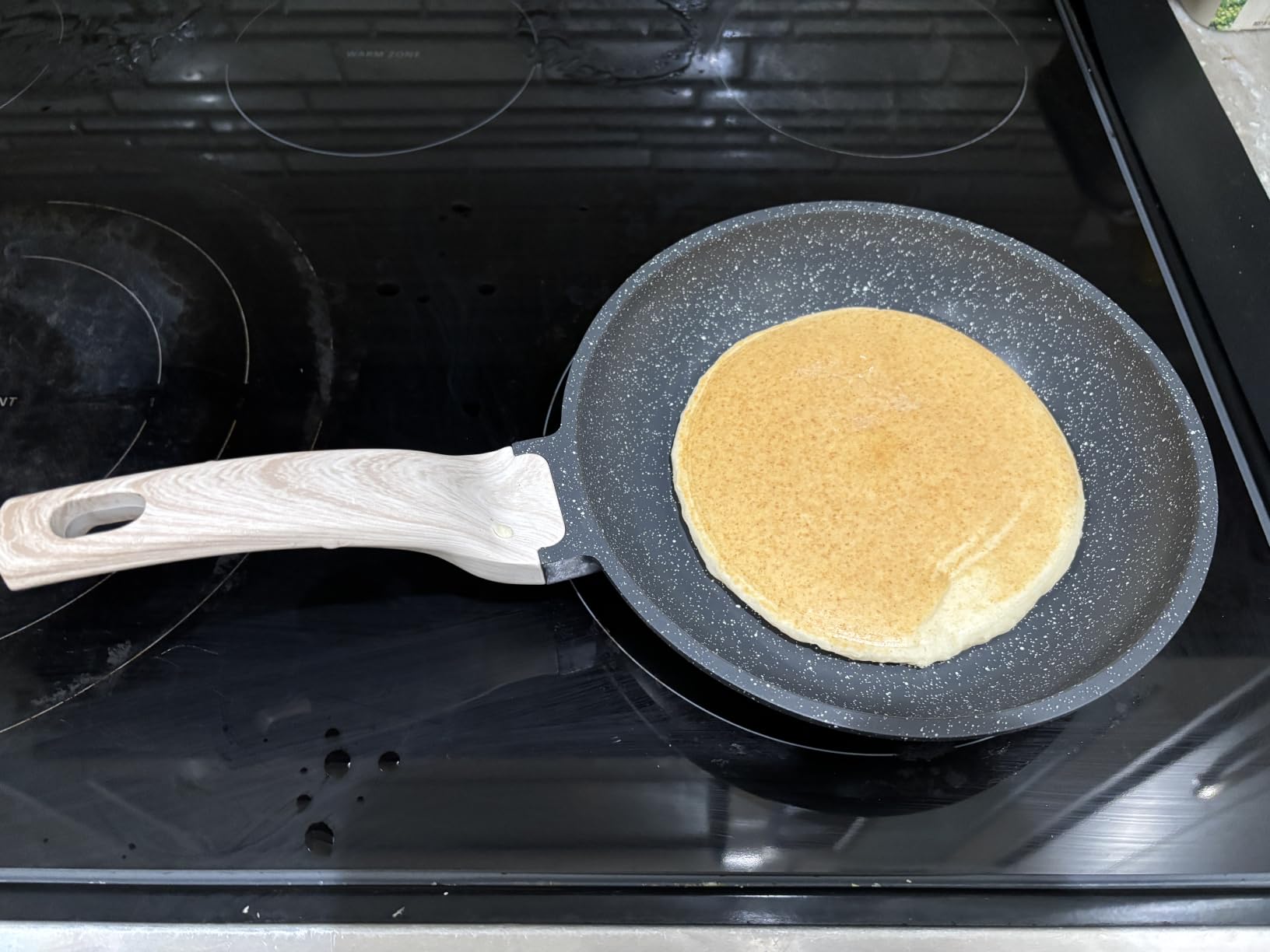 CAROTE Nonstick Frying Pan, 8 Inch Classic Granite Skillet | Kitchen Healthy Non Toxic Stone Cookware, All-Stovetop Compatible, Cool Handle, Easy to Clean, PFOA Free customer photo 1