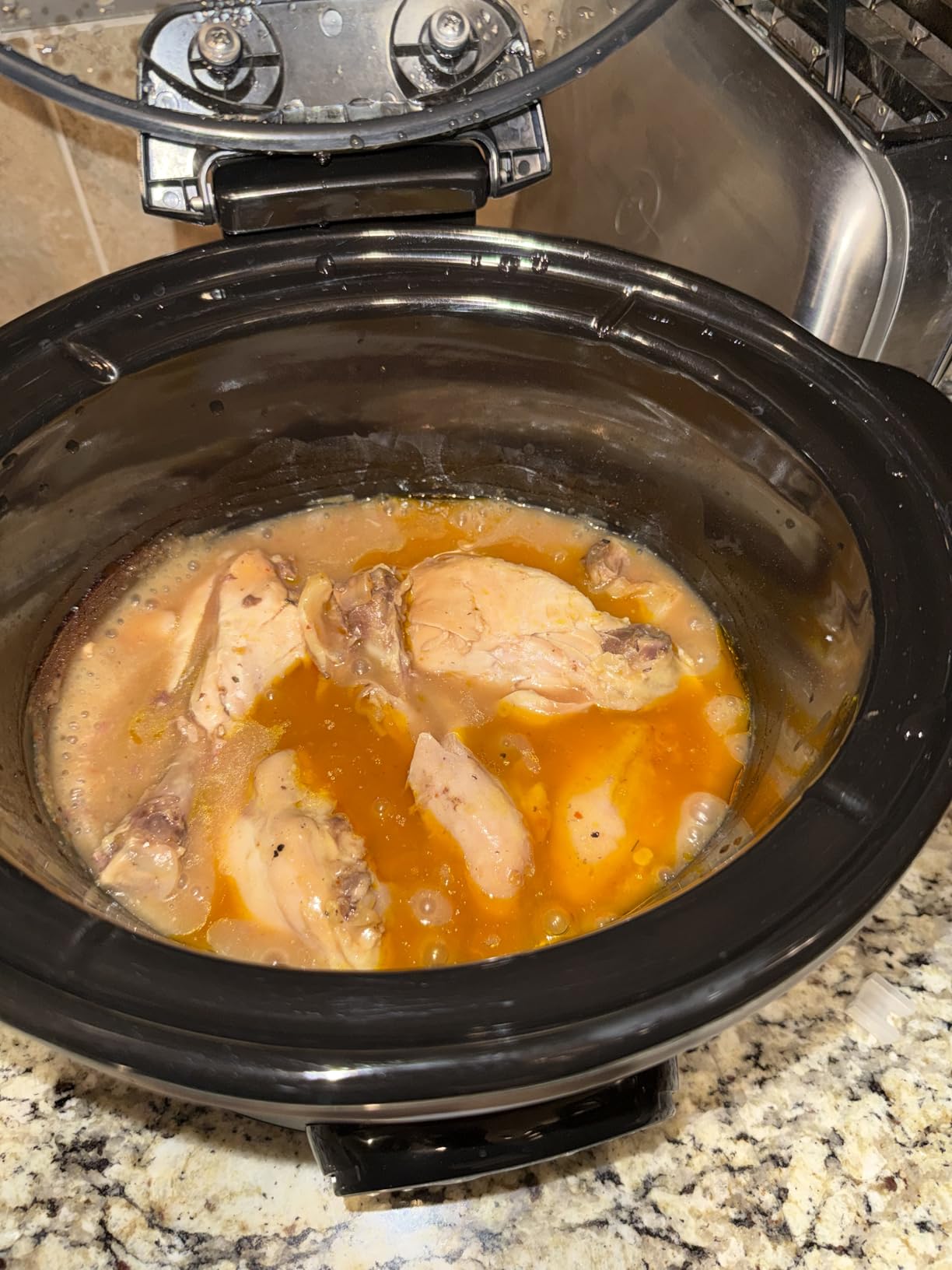 Hamilton Beach Set & Forget 4 Quart Programmable Slow Cooker | Flexible Cooking Options With 3 Heat and 5 Time Settings | Dishwasher-Safe Stoneware Crock & Glass Lid | Silver customer photo 1