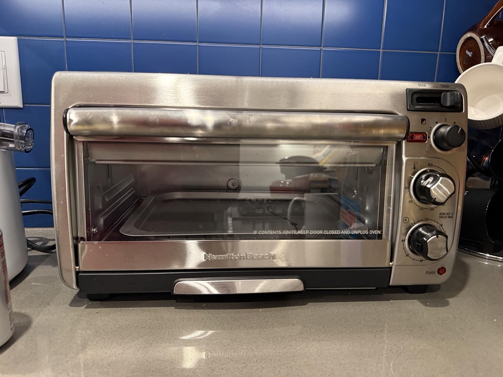 Hamilton Beach 2-in-1 Countertop Toaster Oven and Long Slot 2 Slice Toaster | Bake, Broil Toast | 2 Rack Positions | 60 Minute Timer | Automatic Shut Off | Shade Selector | Stainless Steel | 31156J customer photo 1