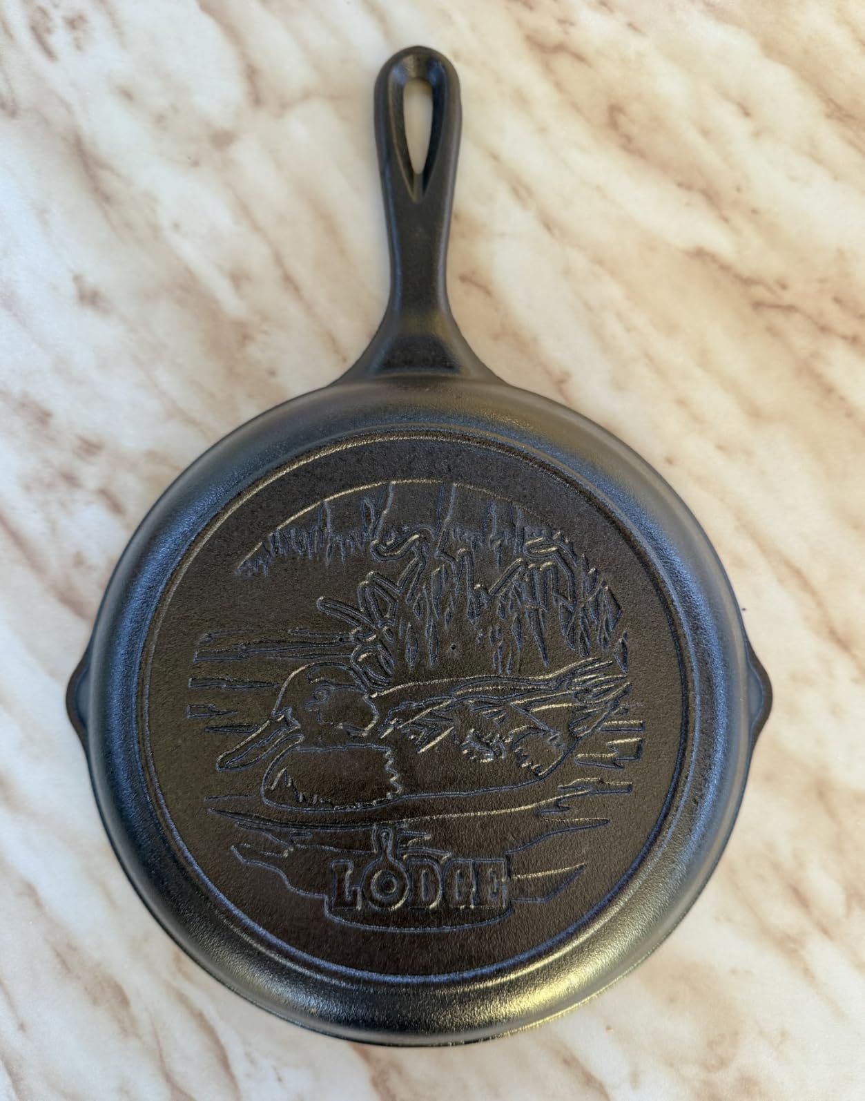 Lodge Wildlife Series Cast Iron Skillet, Duck, 8 Inches customer photo 2