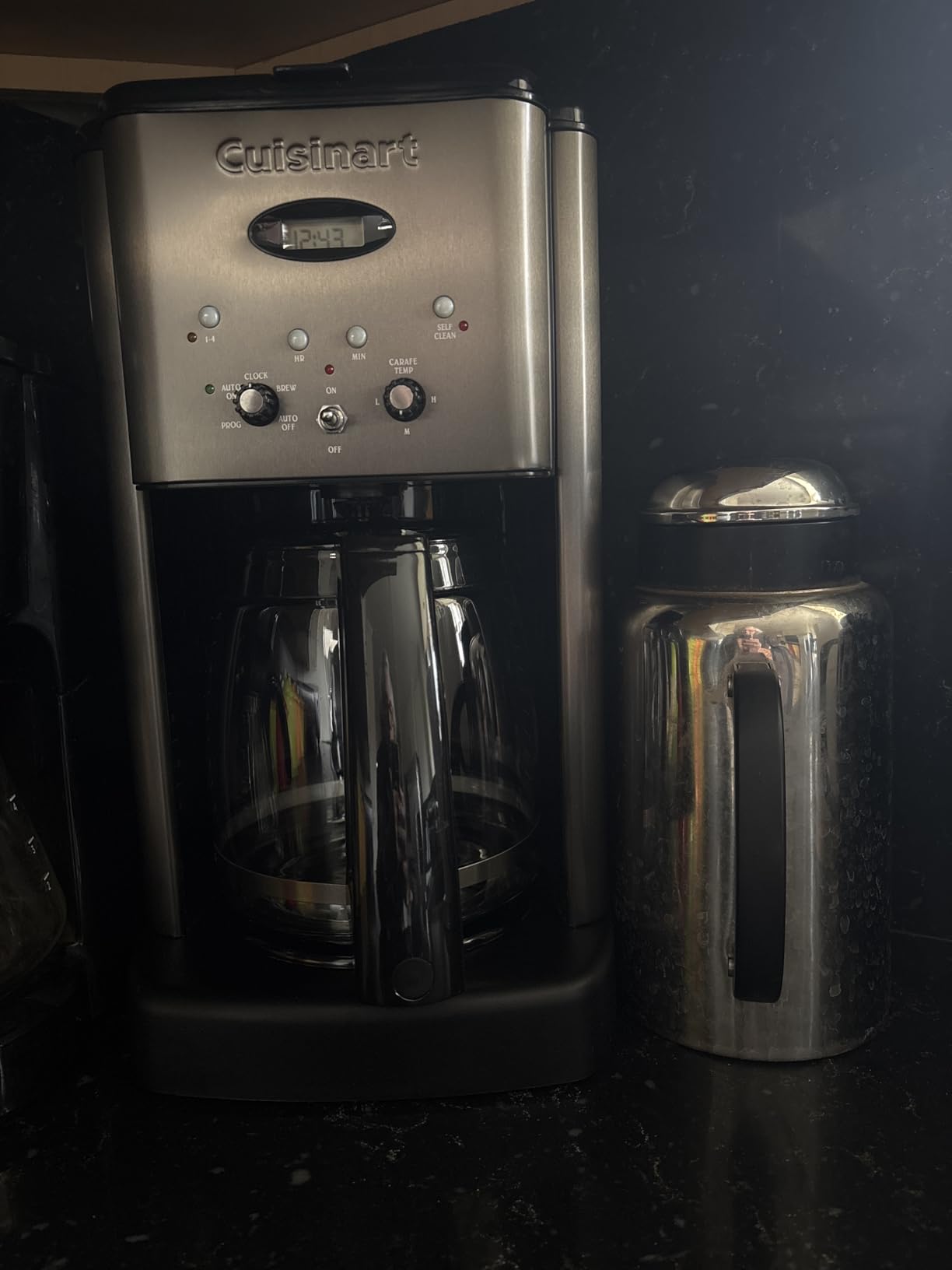 Cuisinart 12 Cup Brew Central Coffee Maker, Black Stainless Steel, DCC-1200BKSNAS customer photo 1
