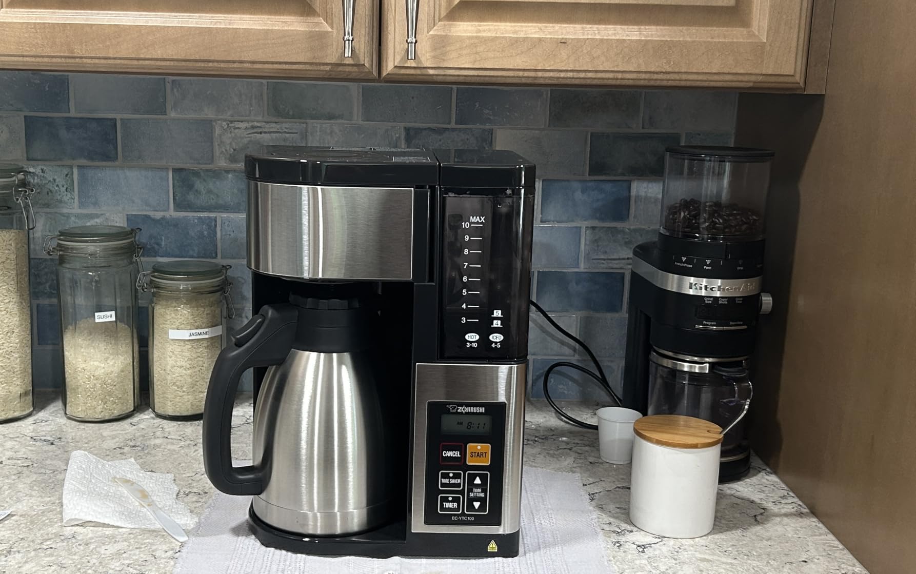Zojirushi EC-YTC100XB 10-Cup Coffee Maker with Thermal Carafe, Stainless Steel/Black customer photo 1