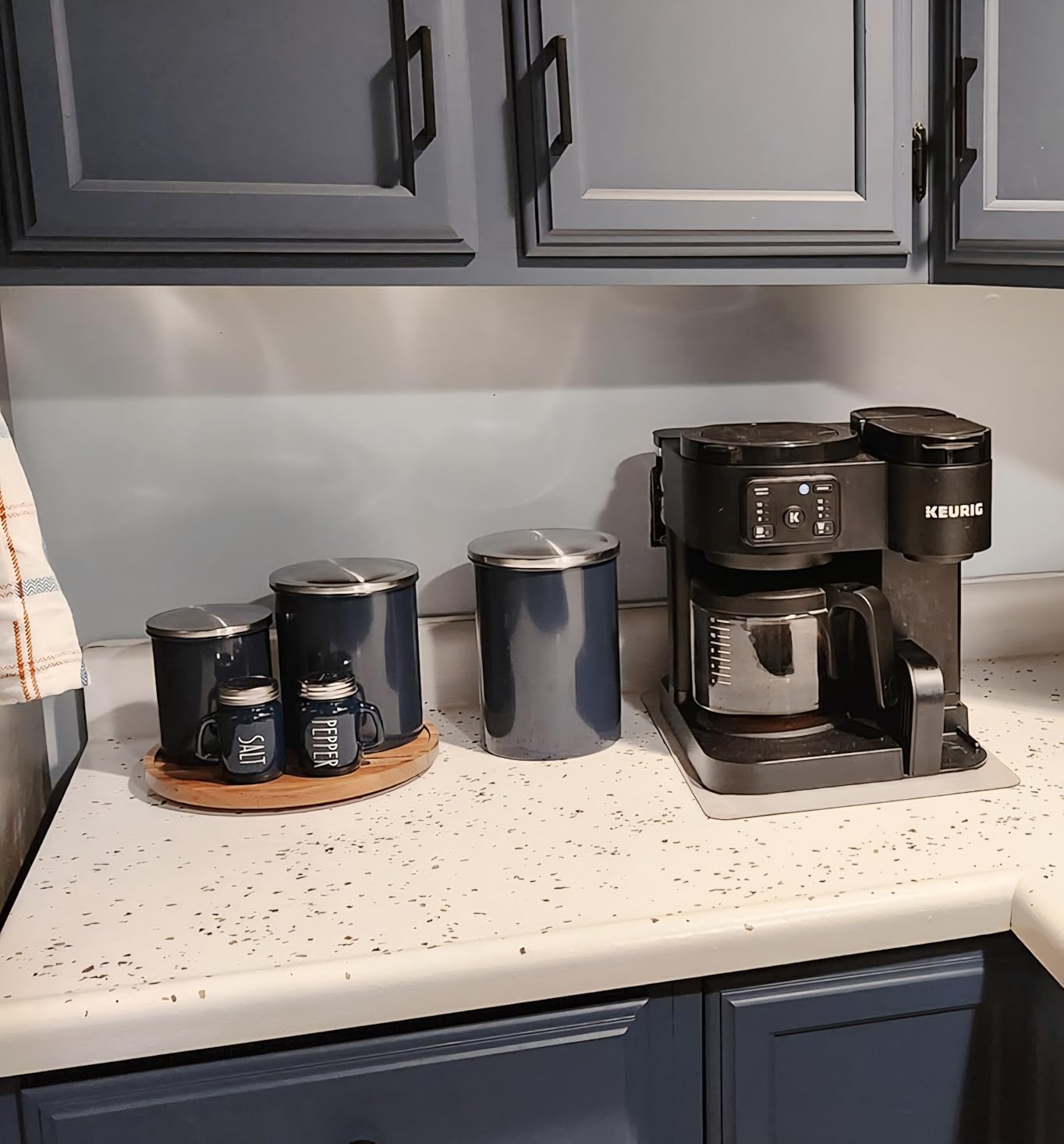 Mixpresso 3-Pcs Black Canisters Set for Kitchen Storage Airtight Jars customer photo 1