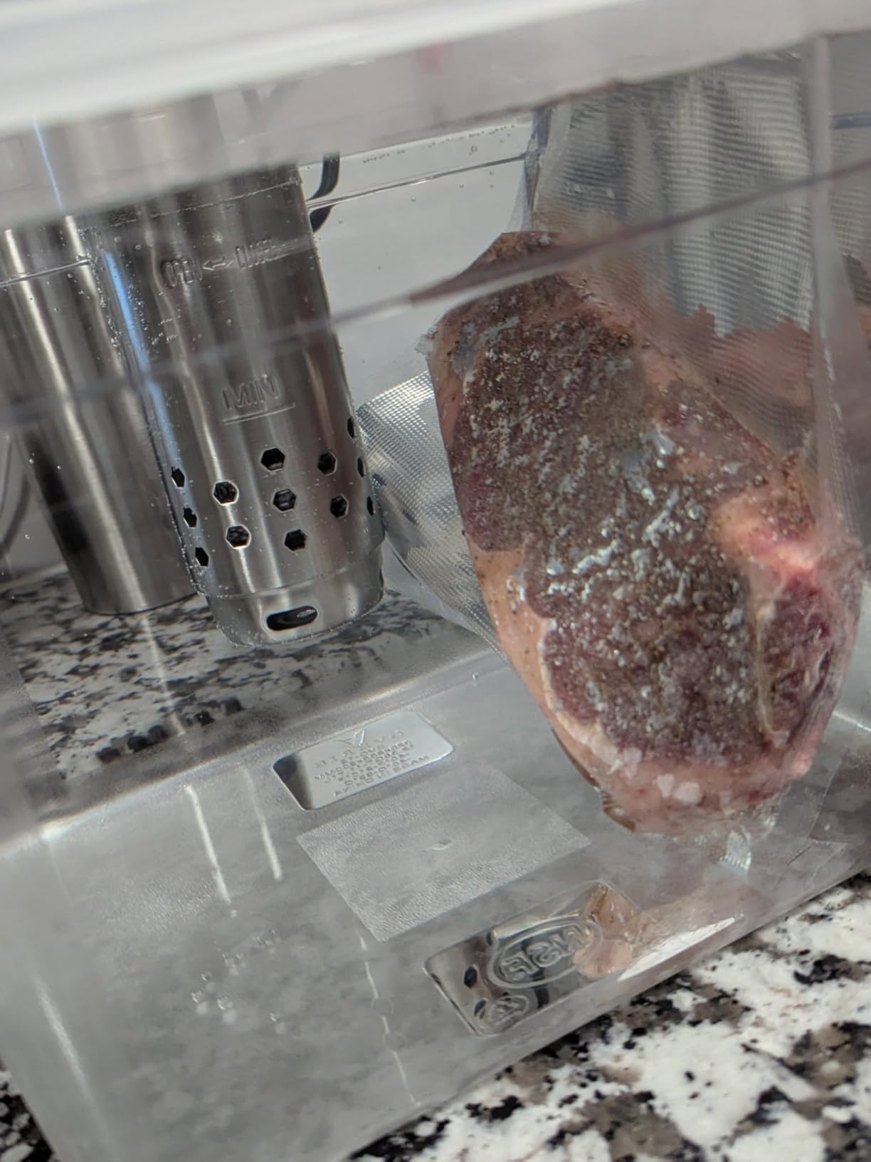 KitchenBoss Sous Vide Cooker Machine G300S, Ultra-quiet 1100W, IPX7 Waterproof customer photo 1