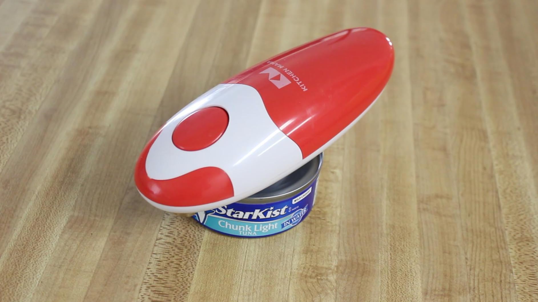 Kitchen Mama Auto Electric Can Opener, Battery Operated, Red customer photo 2