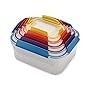 Joseph Joseph Nest Lock Plastic BPA Free Food Storage Container Set with Lockable Airtight Leakproof Lids, 10-Piece, Multi-Color customer photo 1