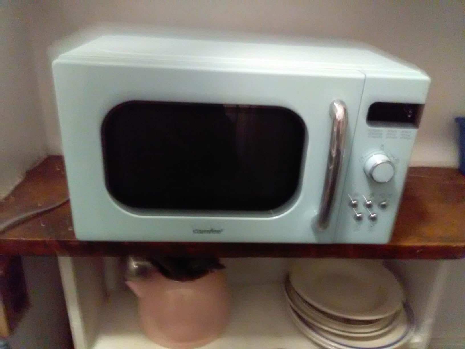 COMFEE' Countertop Microwave Oven, 0.7 Cu.Ft, 700W, Black, ECO Mode customer photo 1