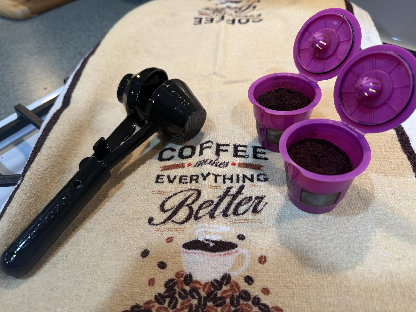 Perfect Pod Cafe Fill Value Pack 2 Reusable K-Cup Pods and Coffee Scoop Set | 1-Stream Refillable Capsules, BPA-Free Design, Fits Keurig K-Mini, K-Duo, 1.0, 2.0 and Select Single Cup Brewers customer photo 2