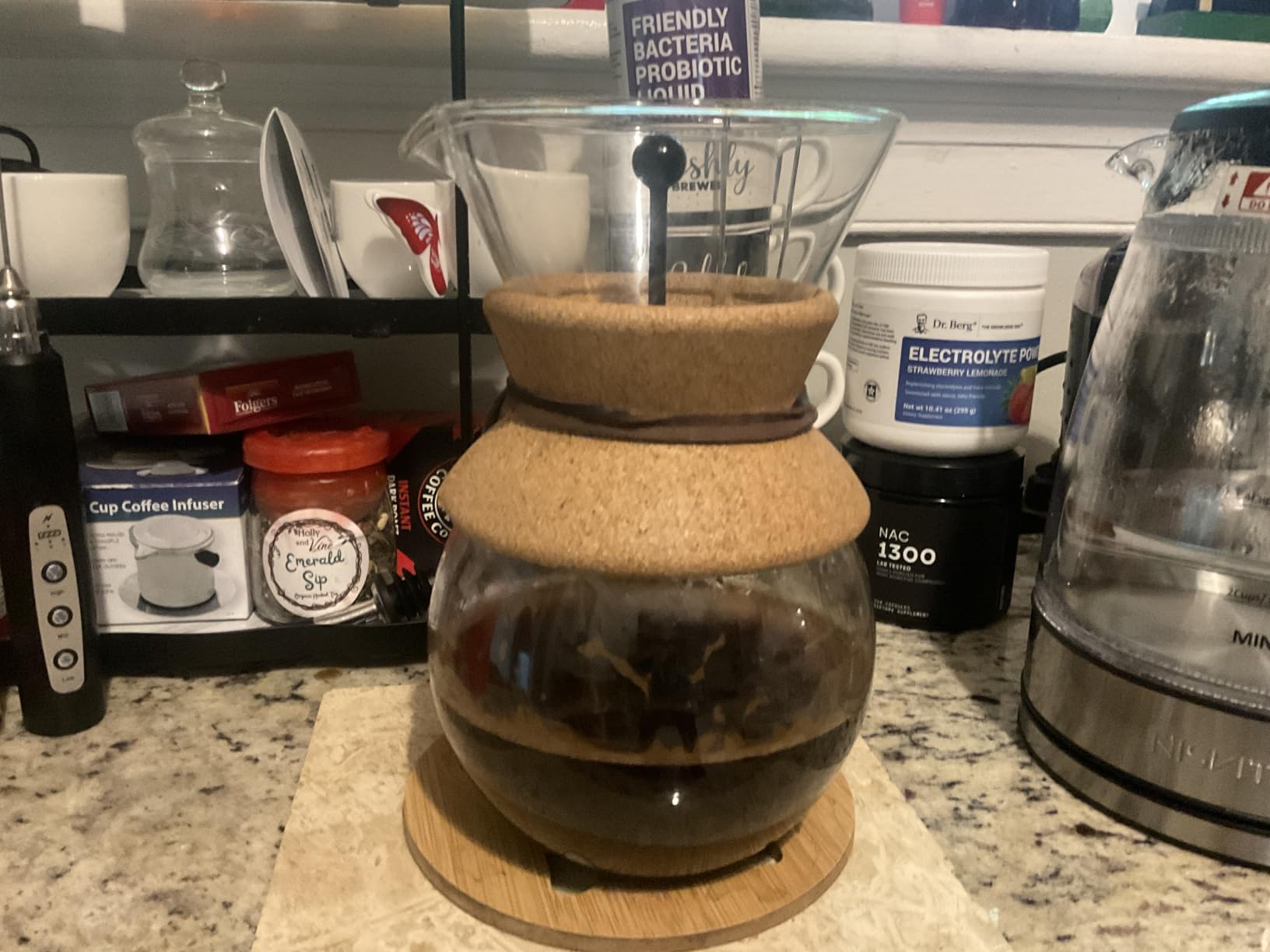 Bodum 34oz Pour Over Coffee Maker with Reusable Stainless Steel Filter and Cork Grip customer photo 2