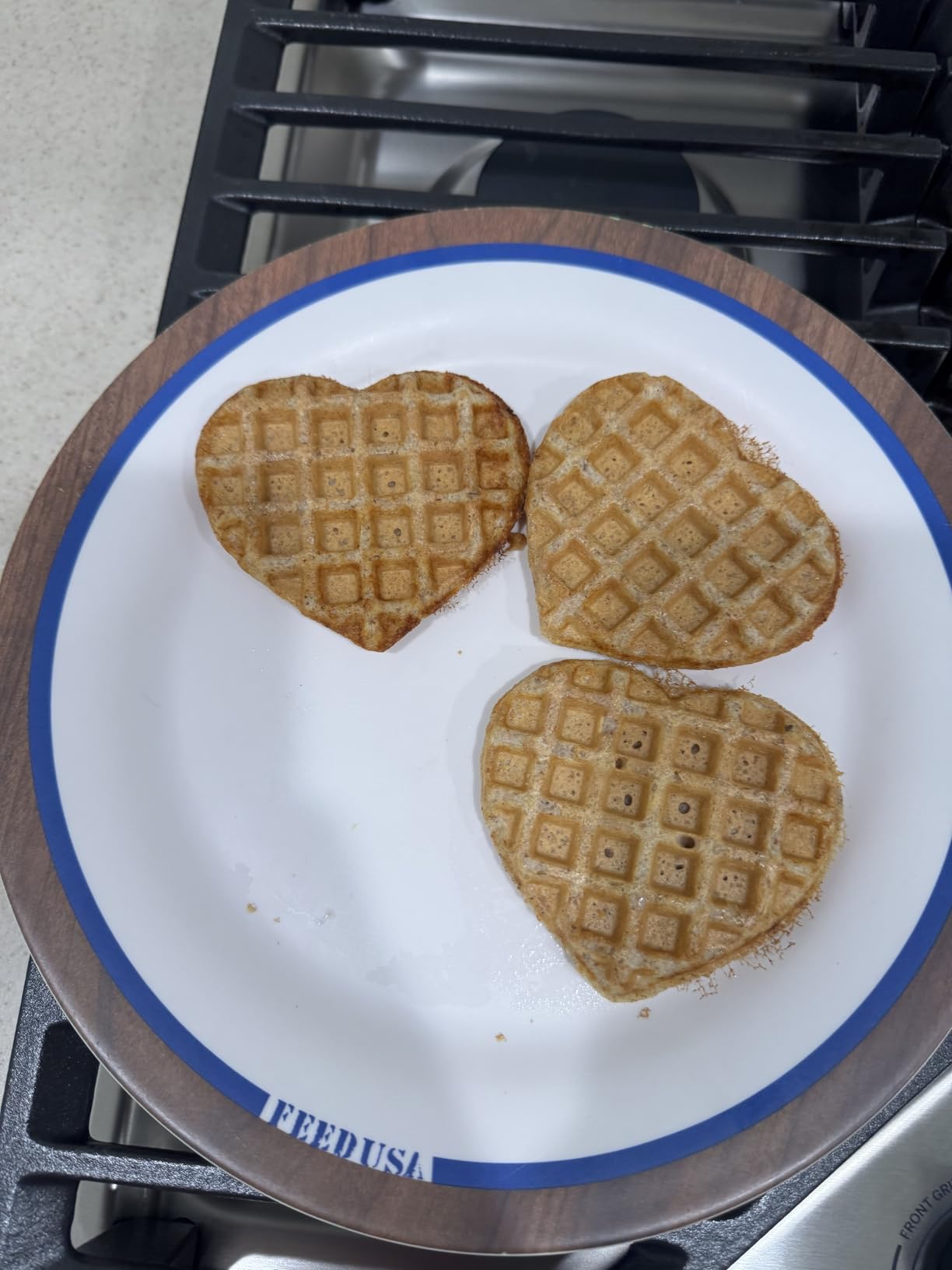 Dash Heart Mini Waffle Maker, 4-Inch Nonstick Cooking Surface, Red | Heart Shaped Waffles for Valentine's Day, Small Waffle Iron & Chaffle Maker, Mini Waffles for Kids & Families customer photo 1
