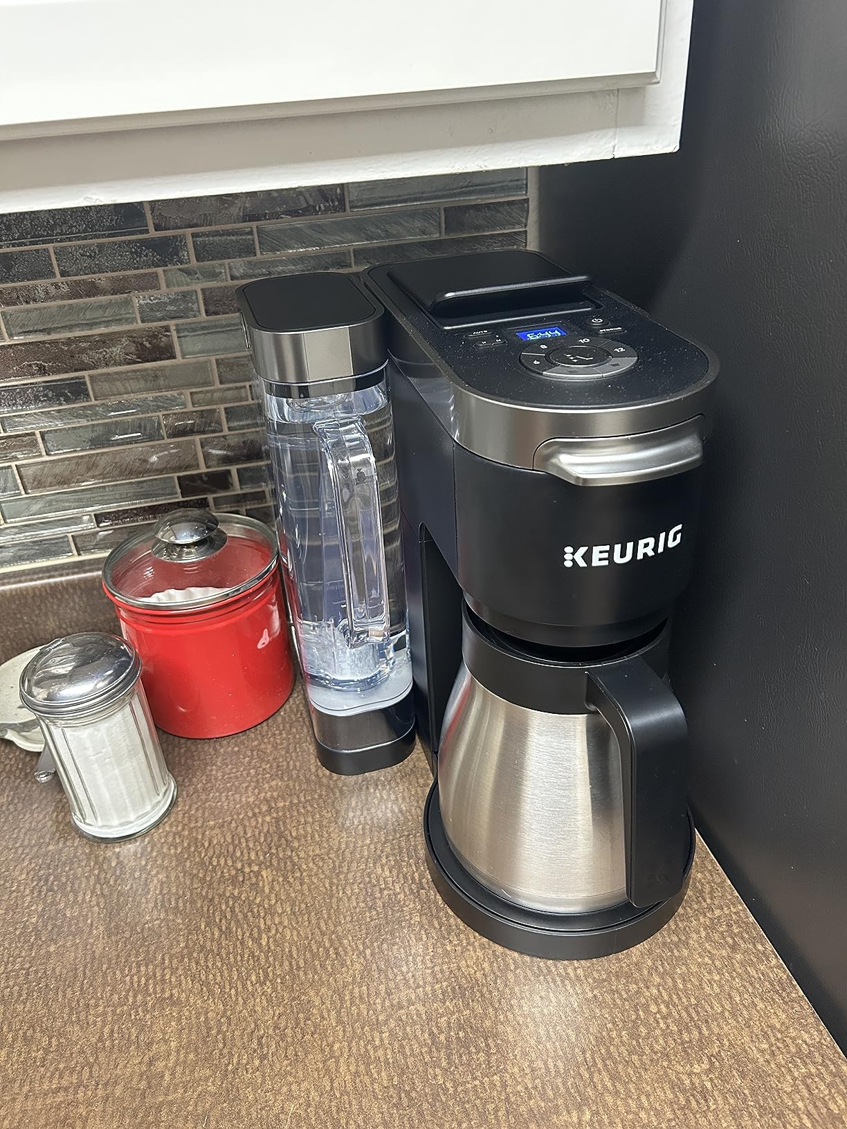 Keurig K-Duo Plus Single Serve & Carafe Coffee Maker, Multi-Position 60oz Removable Reservoir, Programmable Auto Brew Carafe, Black customer photo 1