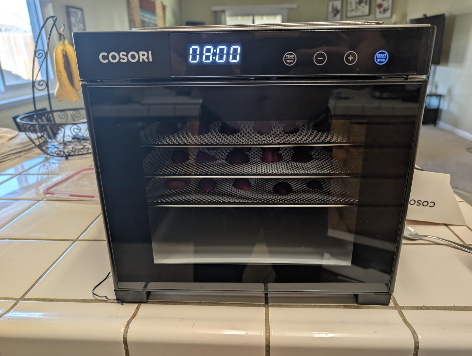 Cosori Food Dehydrator, Bigger Than 7 Trays with Large 6.5 ft² Drying Space, Stainless Steel Trays, 600W Faster Drying, 165°F Dehydrated Dryer for Jerky, Dog Treats, Herbs, Meat, Fruit, Yogurt, Silver customer photo 2