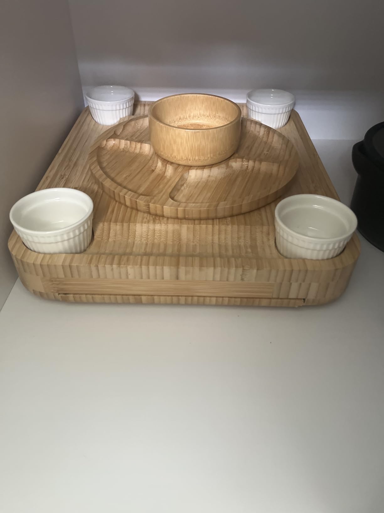 SMIRLY Charcuterie Boards Set, Large Cheese Board Set, Bamboo customer photo 2