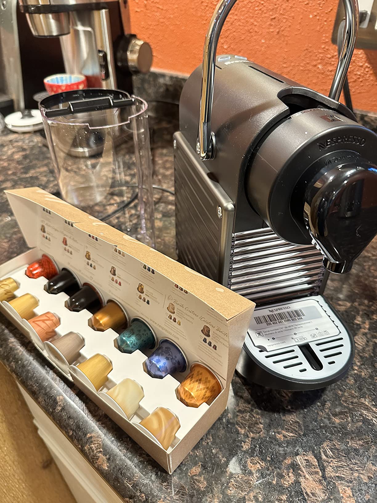 Nespresso BEC430TTN Pixie Espresso Machine by Breville, Titan customer photo 2