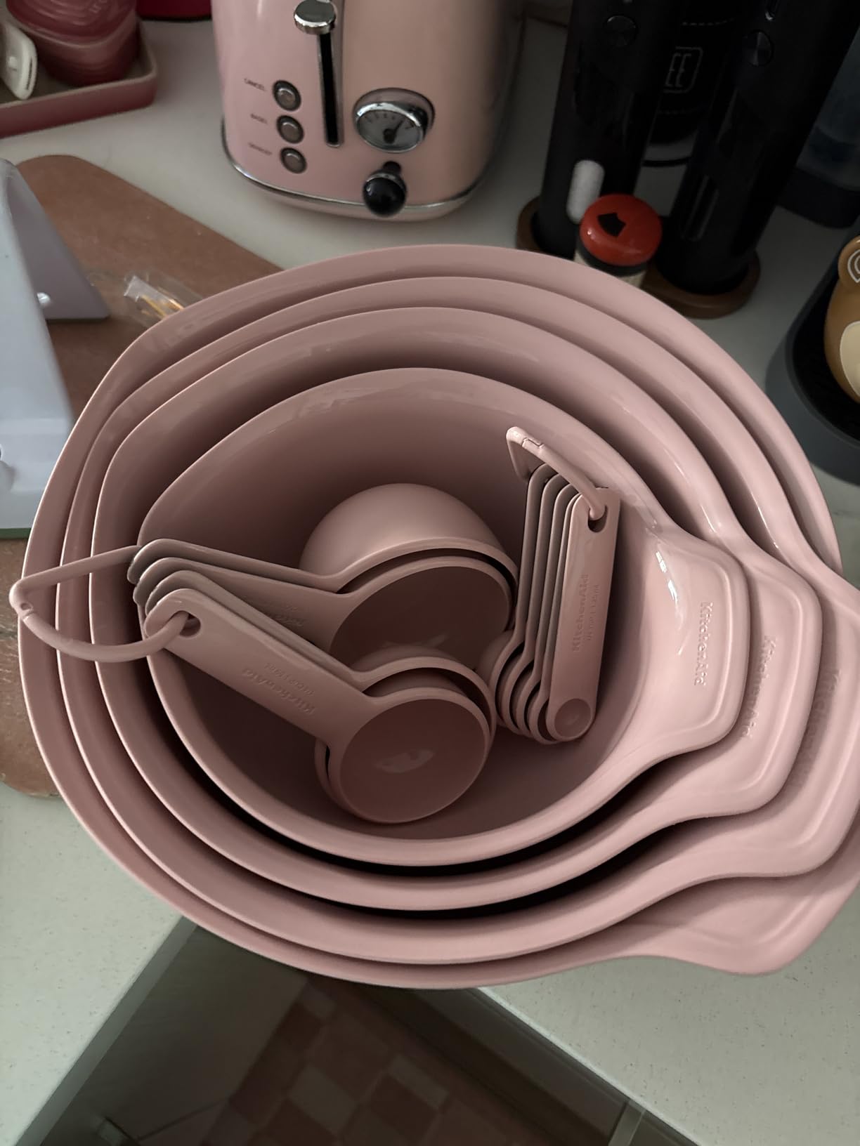 KitchenAid Classic Mixing Bowls, Set of 5, Pistachio customer photo 2