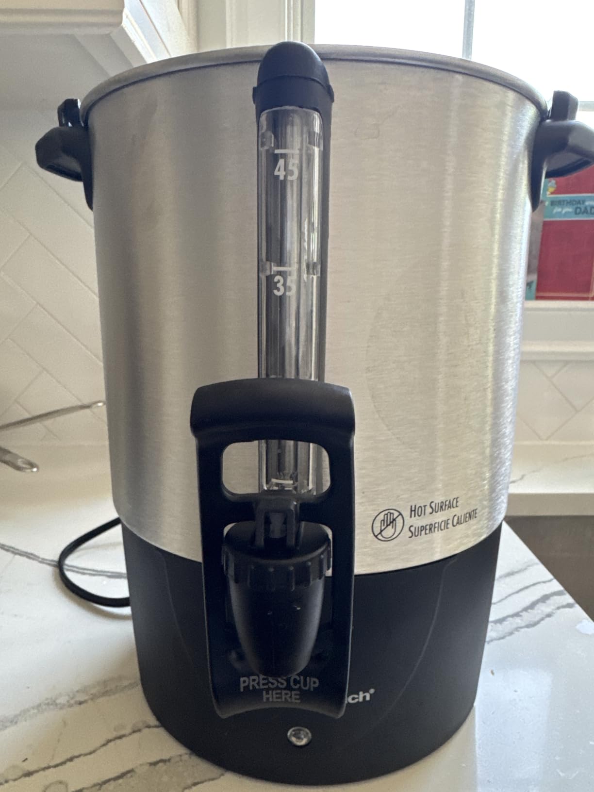 Hamilton Beach 45 Cup Fast Brew Coffee Urn and Hot Beverage Dispenser customer photo 1