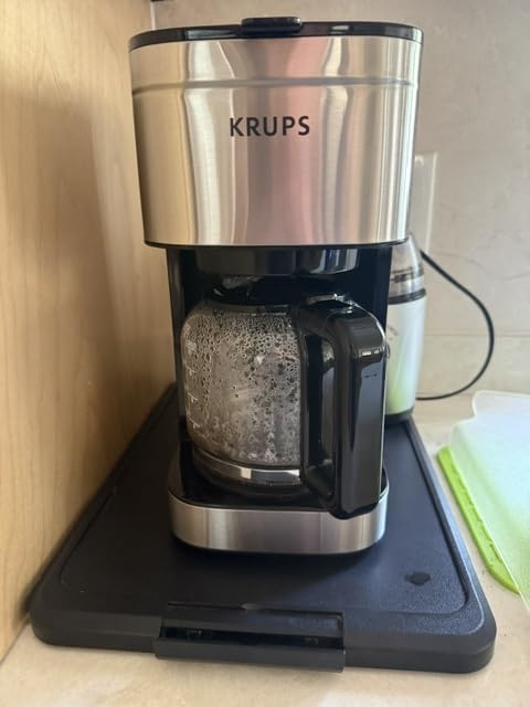 KRUPS Simply Brew Compact 5 Cup Coffee Maker: Stainless Steel Design, Pause & Brew, Keep Warm, Reusable Filter, Drip-Free Carafe customer photo 1