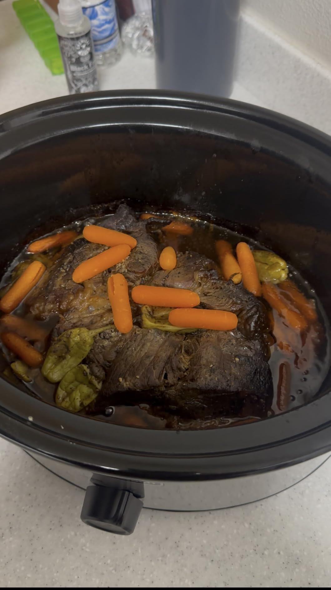 Hamilton Beach 6 Quart Slow Cooker With 3 Cooking Settings | Dishwasher-Safe Stoneware Crock & Glass Lid | Silver | 33665G customer photo 1
