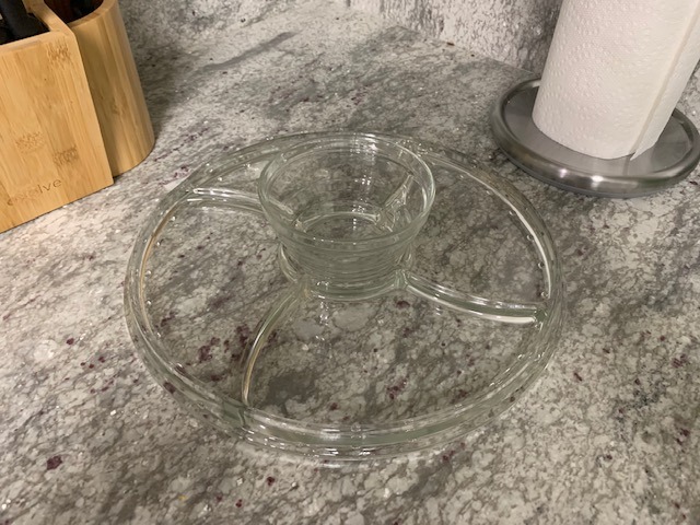 Royalty Art Glass Cake Stand with Dome, 6-in-1 Convertible Server customer photo 2