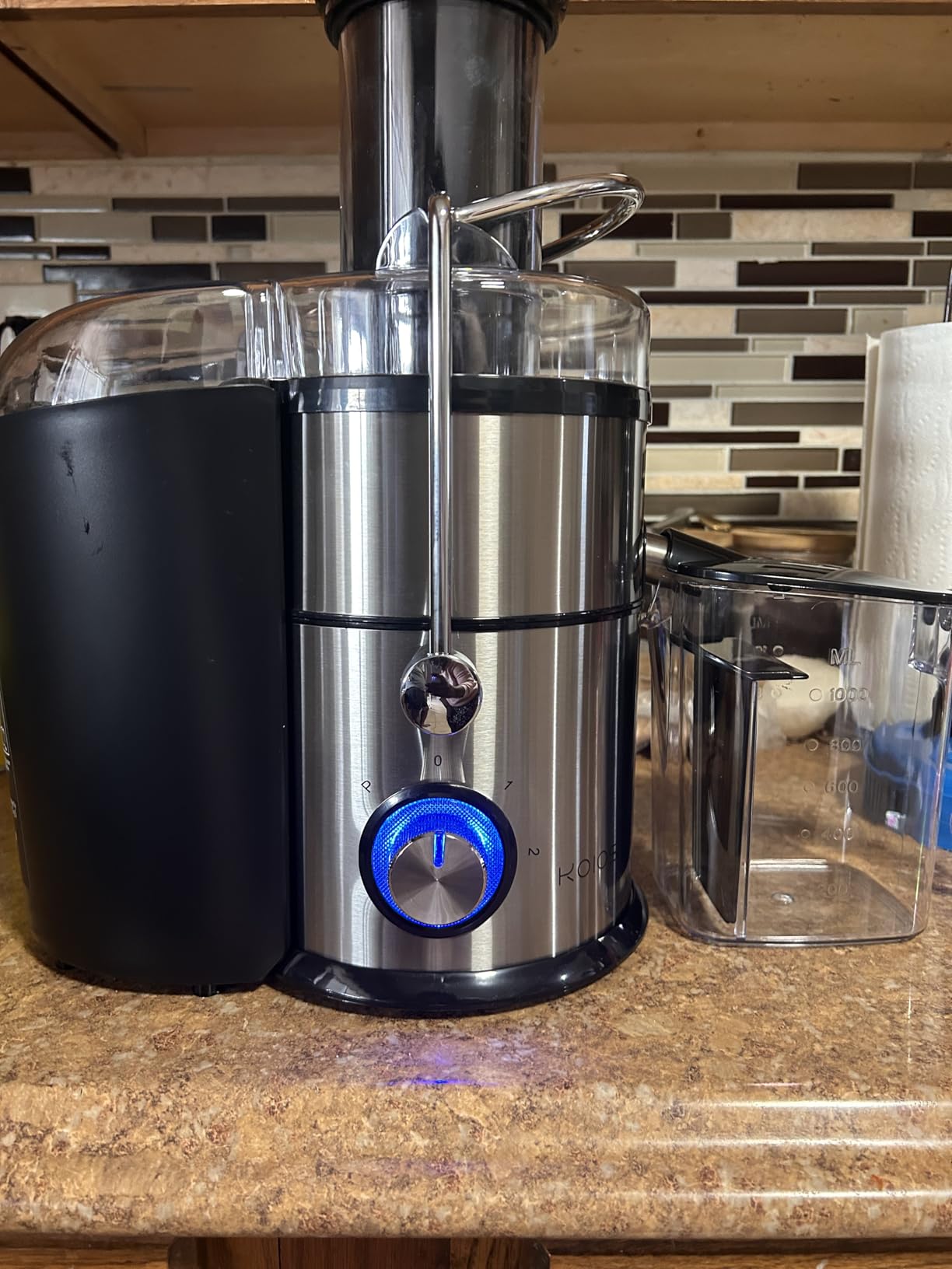 KOIOS 1300W Centrifugal Juicer Machine with 3