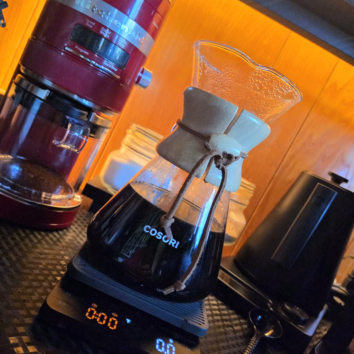 Cosori Pour Over Coffee Maker, Double Layer Stainless Steel Filter, 34oz customer photo 1