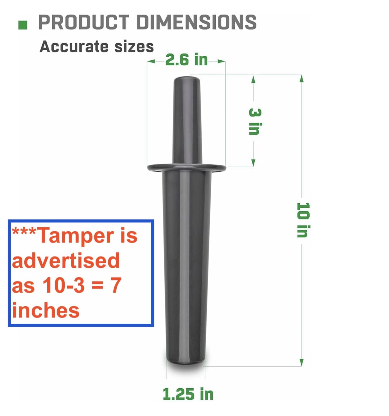 Small Mini Plunger Replacement for Vitamix 32-ounce & 48-ounce Containers customer photo 2