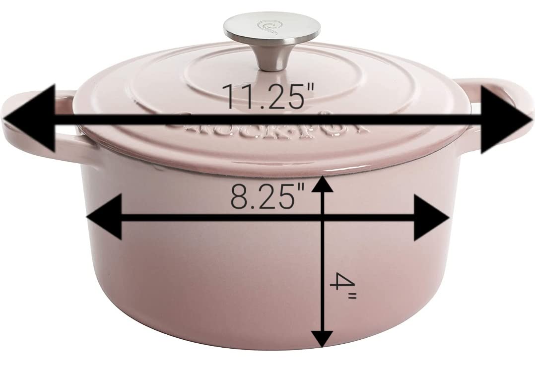 Crock-Pot Artisan 3-Quart Round Enameled Cast Iron Dutch Oven - Gradient Red customer photo 1