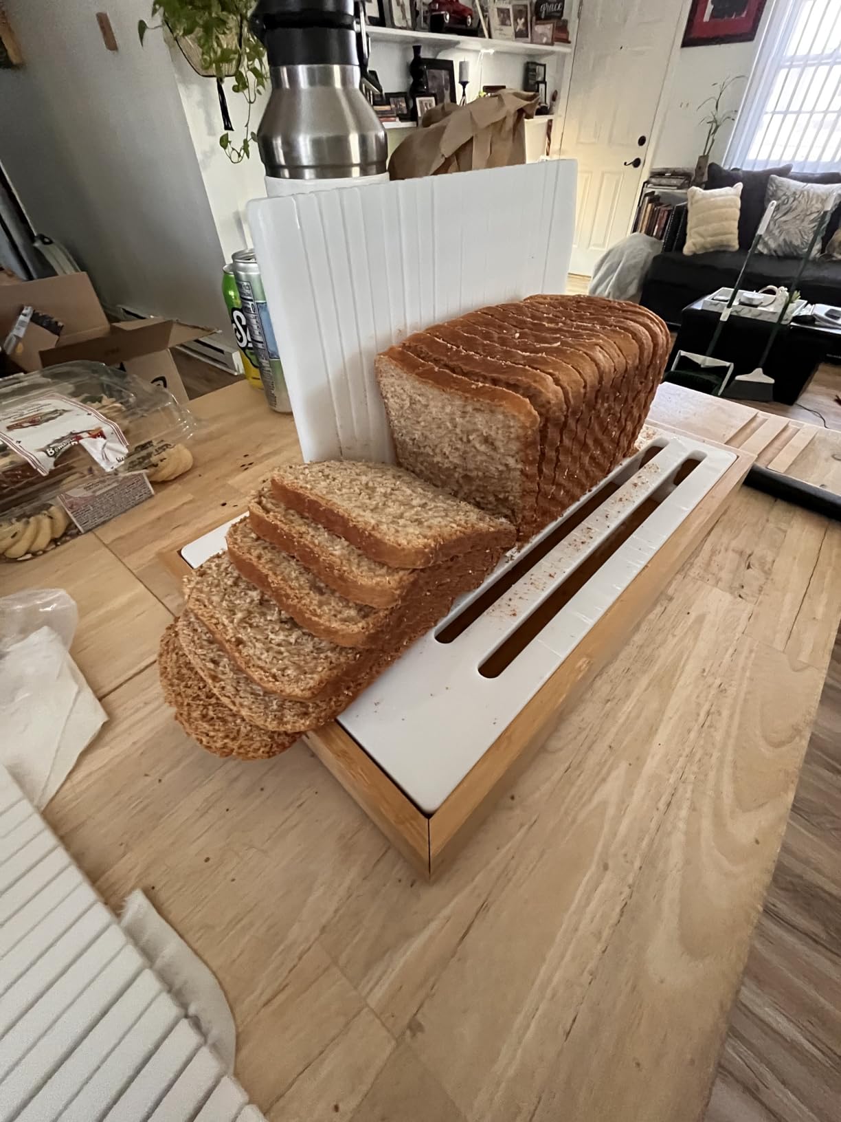 KITCHENARM 29-in-1 SMART Bread Machine with Gluten Free Setting 2LB 1.5LB 1LB Bread Maker Machine with Homemade Cycle - Stainless Steel Breadmaker with Recipes Whole Wheat Bread Making Machine customer photo 1