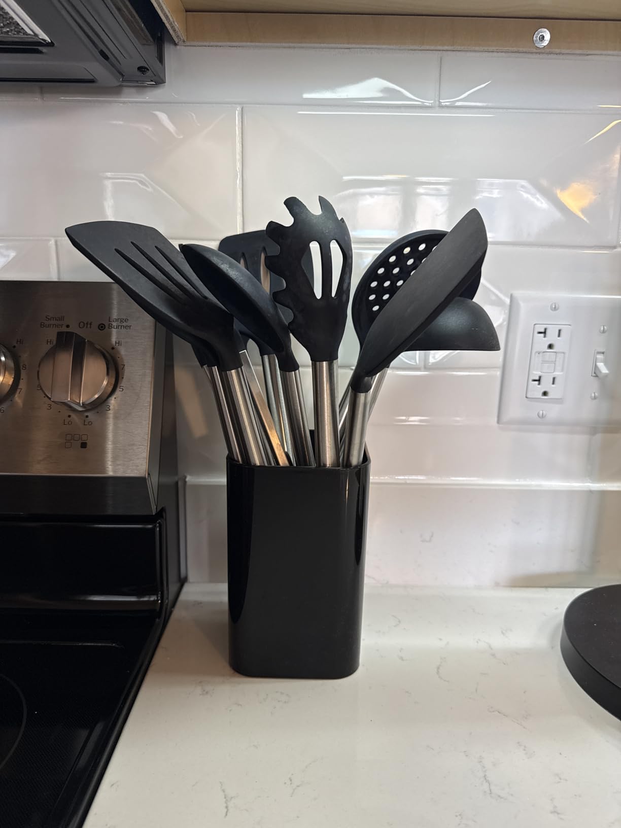 Kitchen Utensil Set - Silicone Cooking Utensils - 33 Kitchen Gadgets & Spoons for Nonstick Cookware customer photo 2