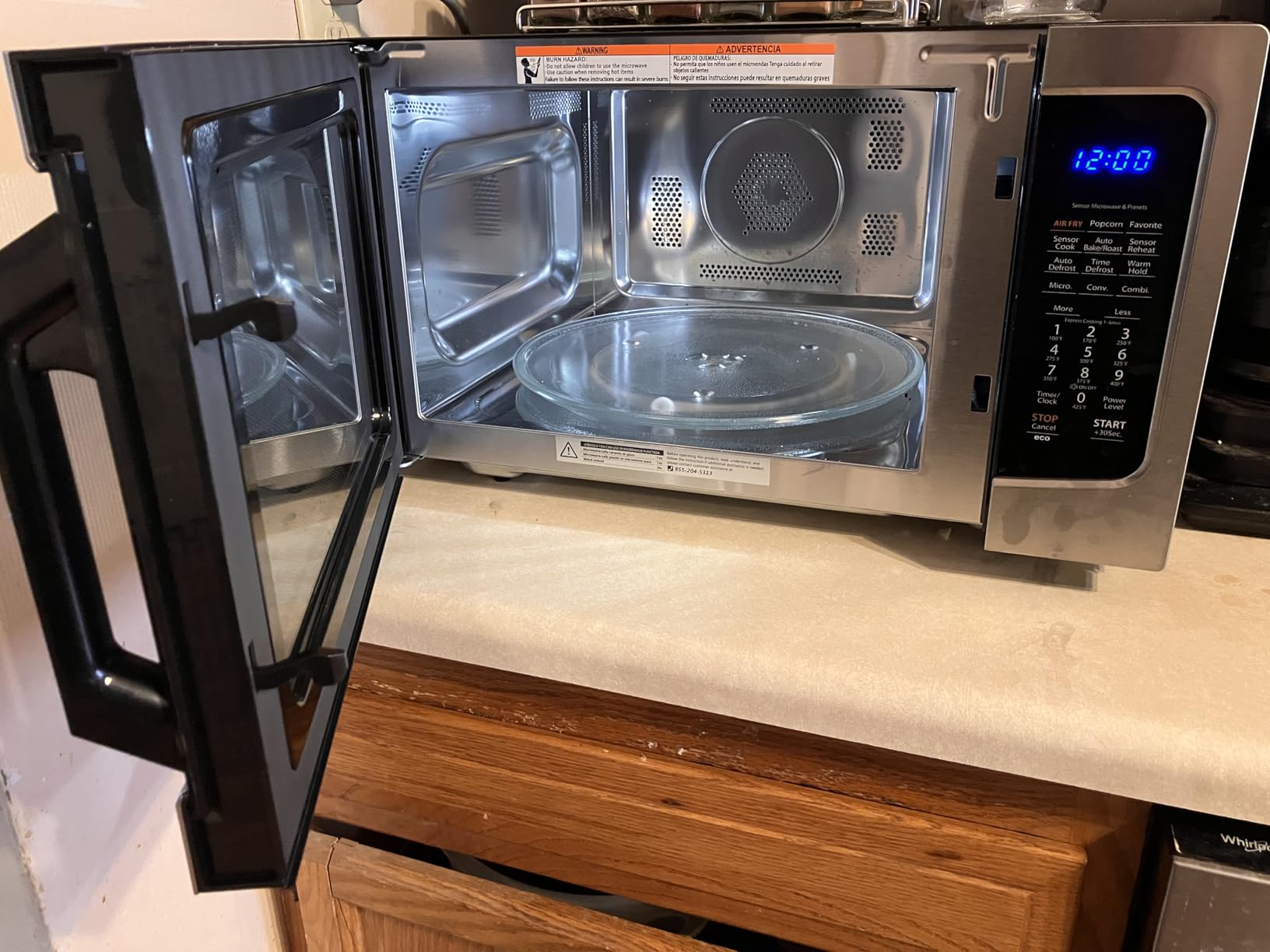 TOSHIBA 4-in-1 Microwave Oven with Air Fryer Combo, 1.5 Cu.Ft, 1000W customer photo 1