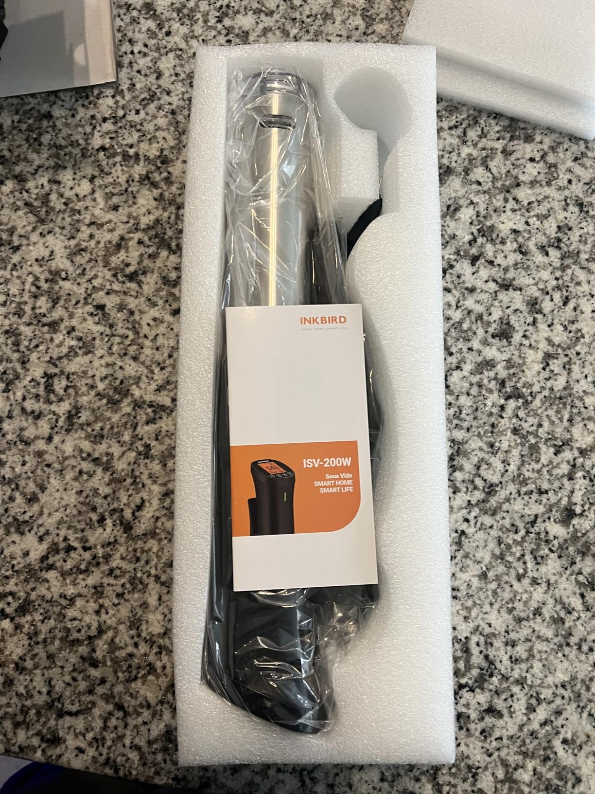 INKBIRD 2.4G Wifi Sous Vide Cooker ISV-200W, 1000W Sous Vide Machine, Remote Control Immersion Circulator with APP Recipes Timer Alarm Mobile Notification Ultra-Quiet customer photo 2