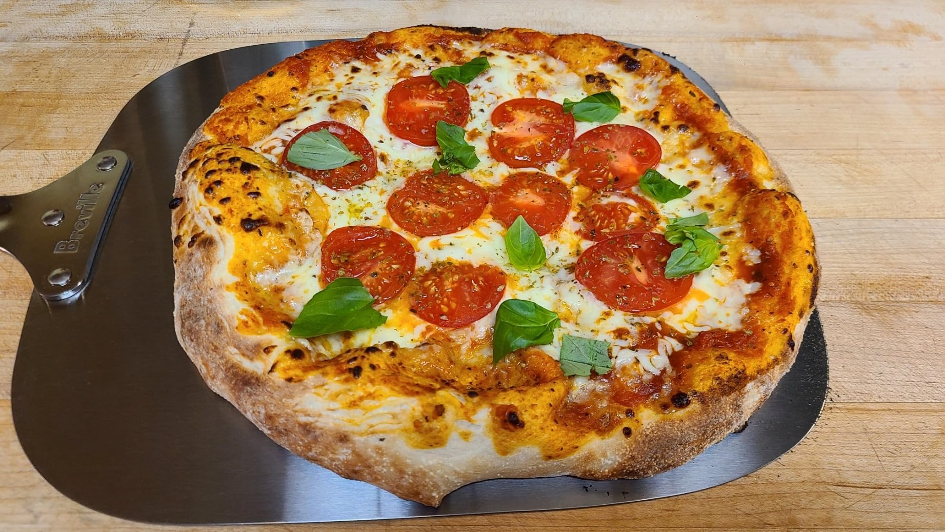 Breville BPZ820BSS Smart Oven Pizzaiolo, Brushed Stainless Steel | Craft wood fired, New York-style, thin crust pizzas and more with preset functions in this versatile countertop pizza maker customer photo 2