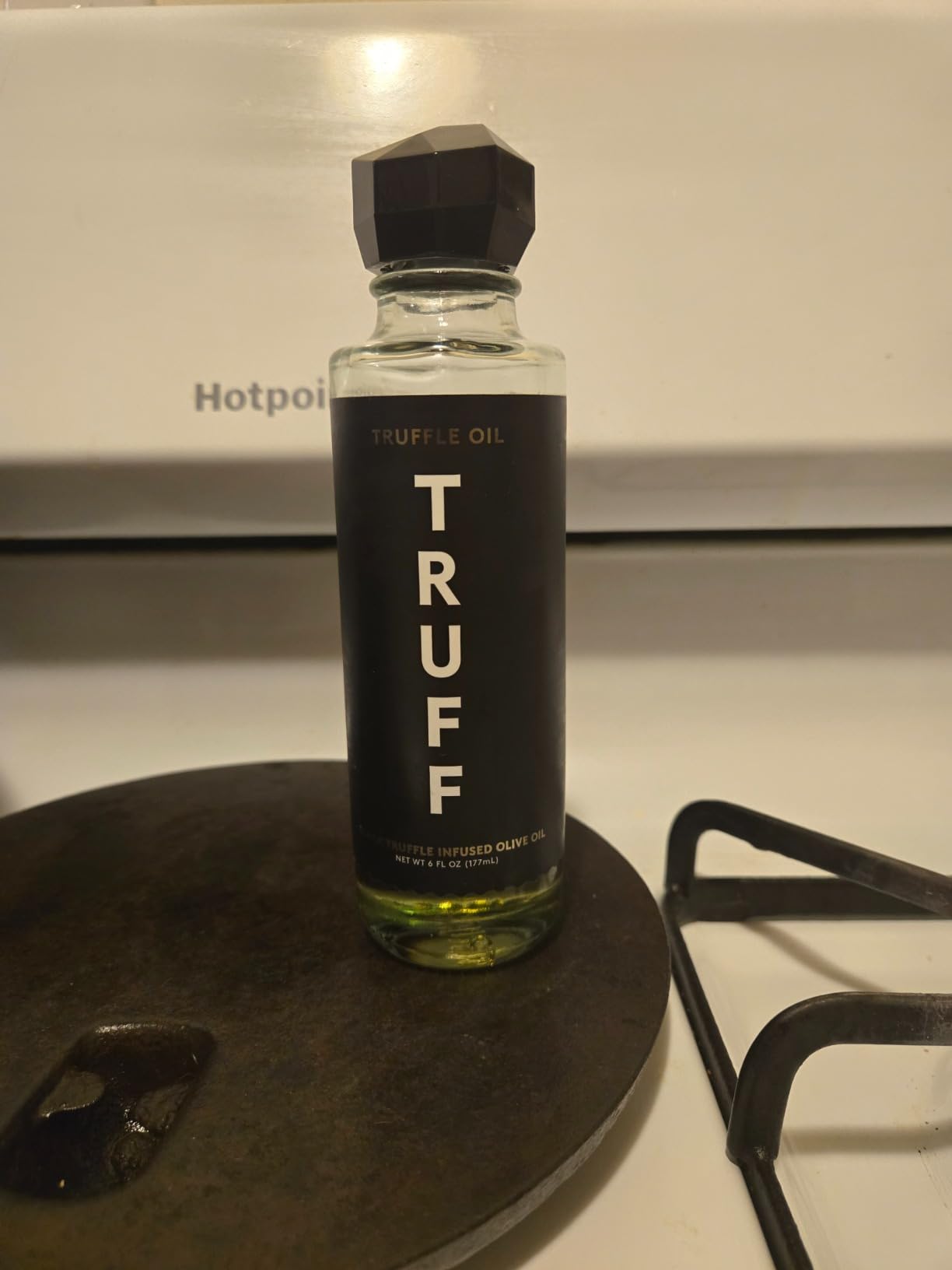 TRUFF Black Truffle Oil - Black Truffle Infused Olive Oil - Gourmet Dressing, Seasoning, Marinade, or Drizzle, Non-GMO, Gluten-Free, 5.6 fl.oz customer photo 1