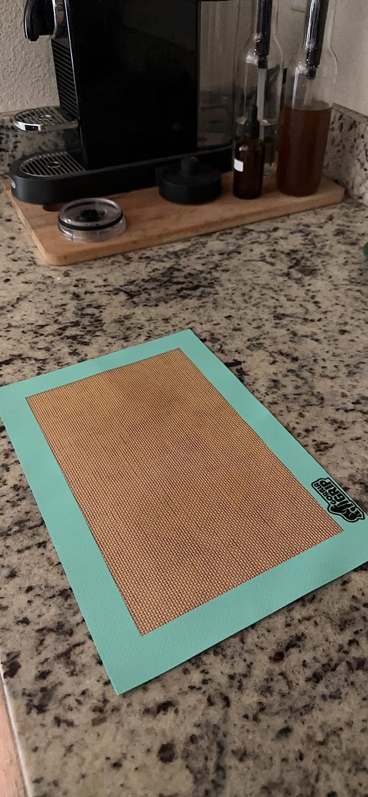 GORILLA GRIP BPA-Free Reusable Nonstick Silicone Baking Mat, 16.5x11.87, Half Sheet 2PK, Oven Safe Cookie Sheet Liners, Up to 500 Degrees, No Mess Easy Clean Pastry Mats, Kitchen Essentials, Mint customer photo 1