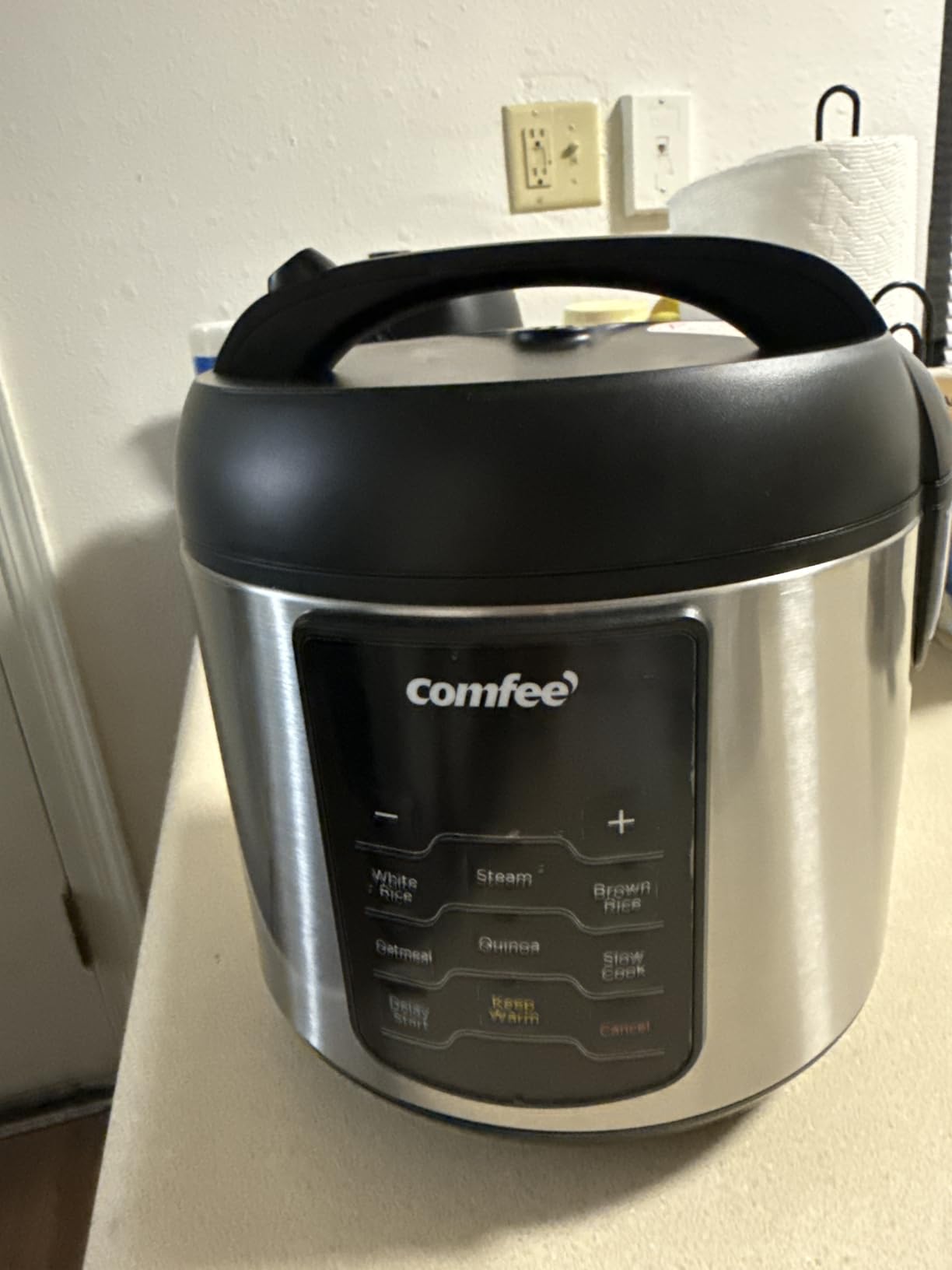 COMFEE' Rice Cooker Upgraded, 6-in-1 Stainless Steel Multi Cooker, Slow Cooker, Steamer, Saute, and Warmer, 2 QT, 8 Cups Cooked(4 Cups Uncooked), Brown Rice, Quinoa and Oatmeal, 6 One-Touch Programs customer photo 1
