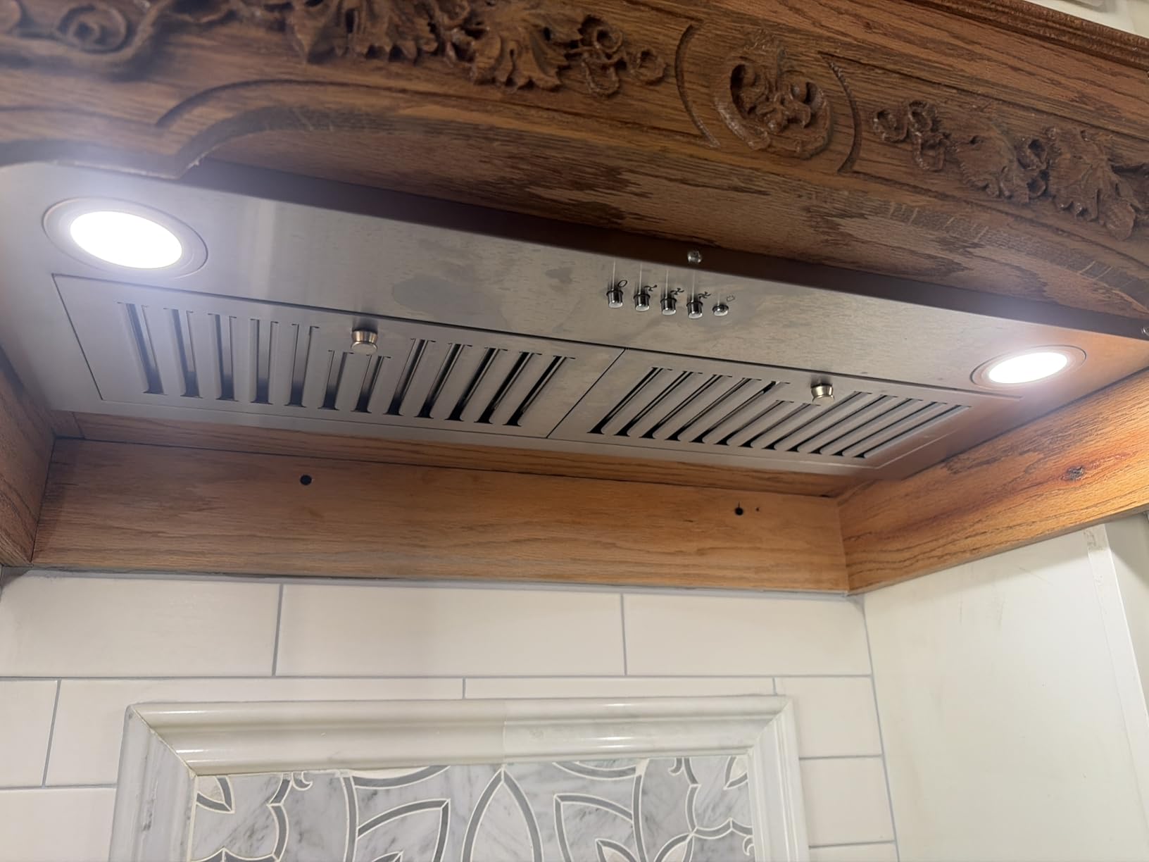 FIREGAS Range Hood Insert 30 inch, Built-in Kitchen Hood with 600 CFM customer photo 2