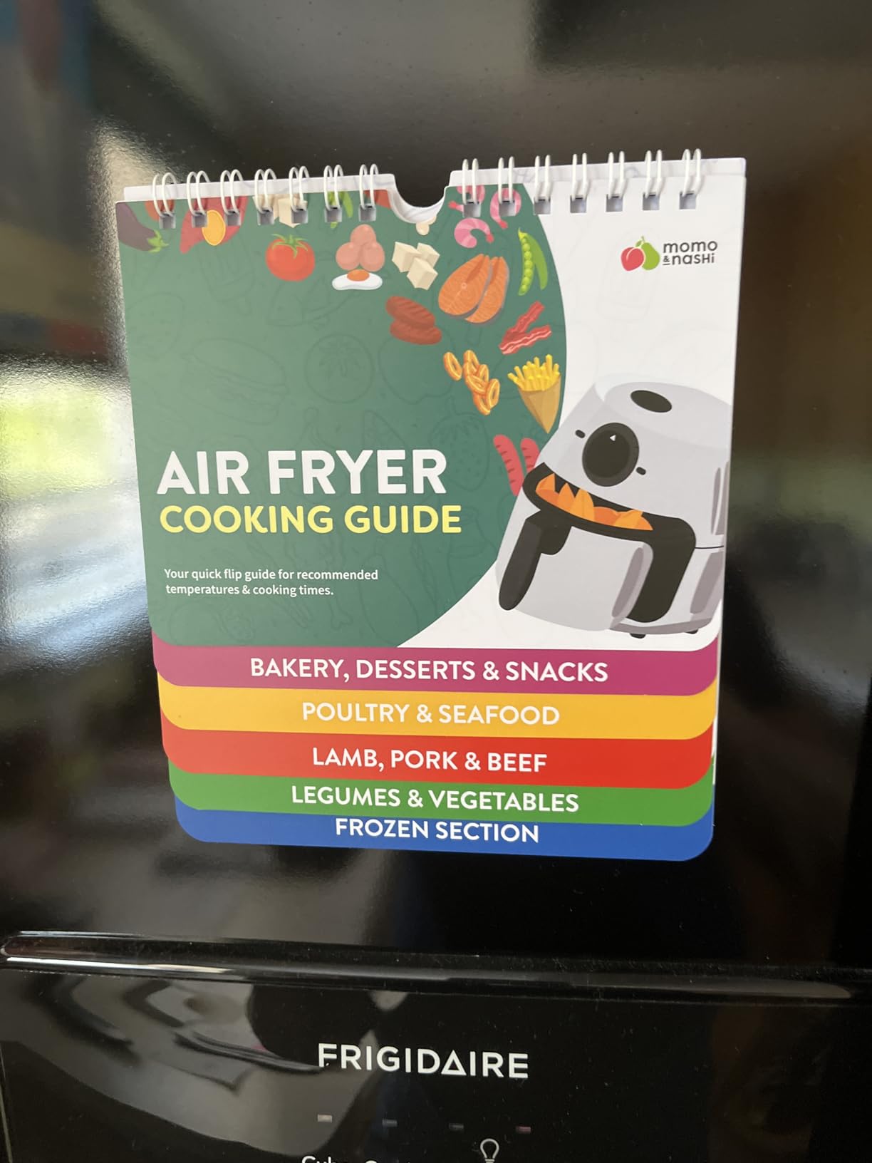 Air Fryer Cheat Sheet Magnets Booklet - Air Fryer Cookbook for Beginners - Air Fryer Liners - Air Fryers Kitchen Gifts Gadgets 2026 - Air Fryer Accessories Cook Books Kitchen+Gadgets Cooking Guide customer photo 1