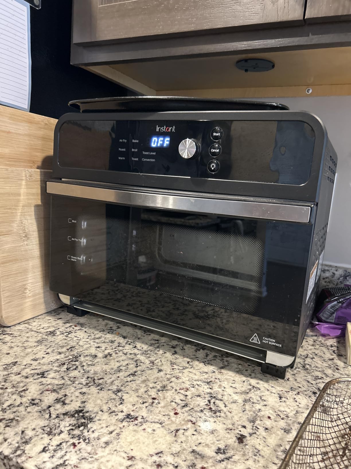 Instant Pot Omni 19QT/18L Toaster Oven Air Fryer, 7-in-1 Functions, Fits 12