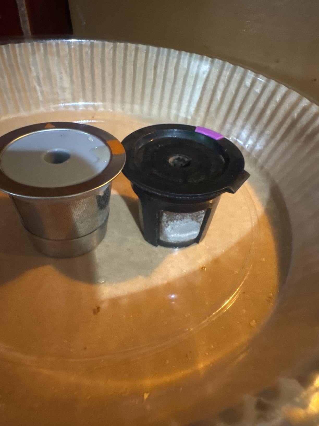 Noalto Reusable K Cups and Coffee Pods, Universal Stainless Steel K Cups for Keurig 2.0 and 1.0 Coffee Makers Machine (2 Pack) customer photo 2