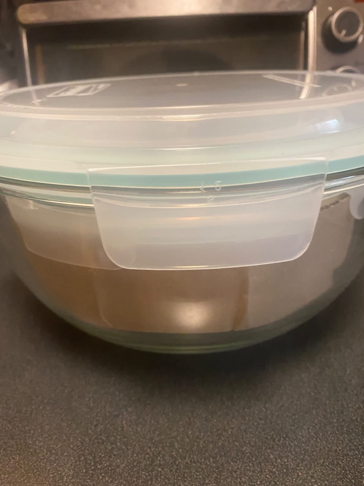 Glasslock Mixing Bowl with Latching Lids 8-Pieces Set - Airtight, Leakproof, BPA Free Lids, Nesting, Meal Prep, Baking, Salad, Food Storage & Serving Bowl customer photo 1