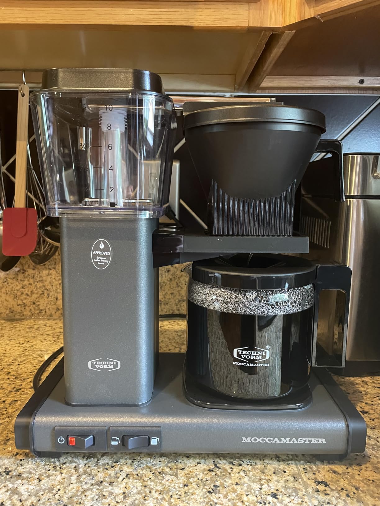 Technivorm Moccamaster 53930 KBGV 10-Cup Coffee Maker Matte Silver, 40 oz customer photo 2