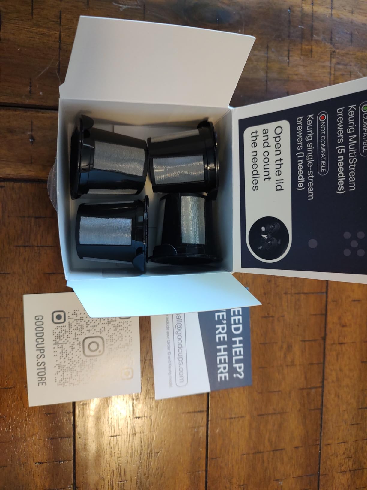 4 Reusable K Cups for Keurig K Supreme, K Supreme Plus, K Slim with Multistream Technology, K-Duo Hot & Iced Single Serve (Gen 2) - 4 Black Refillable Kcups Coffee Filters customer photo 1