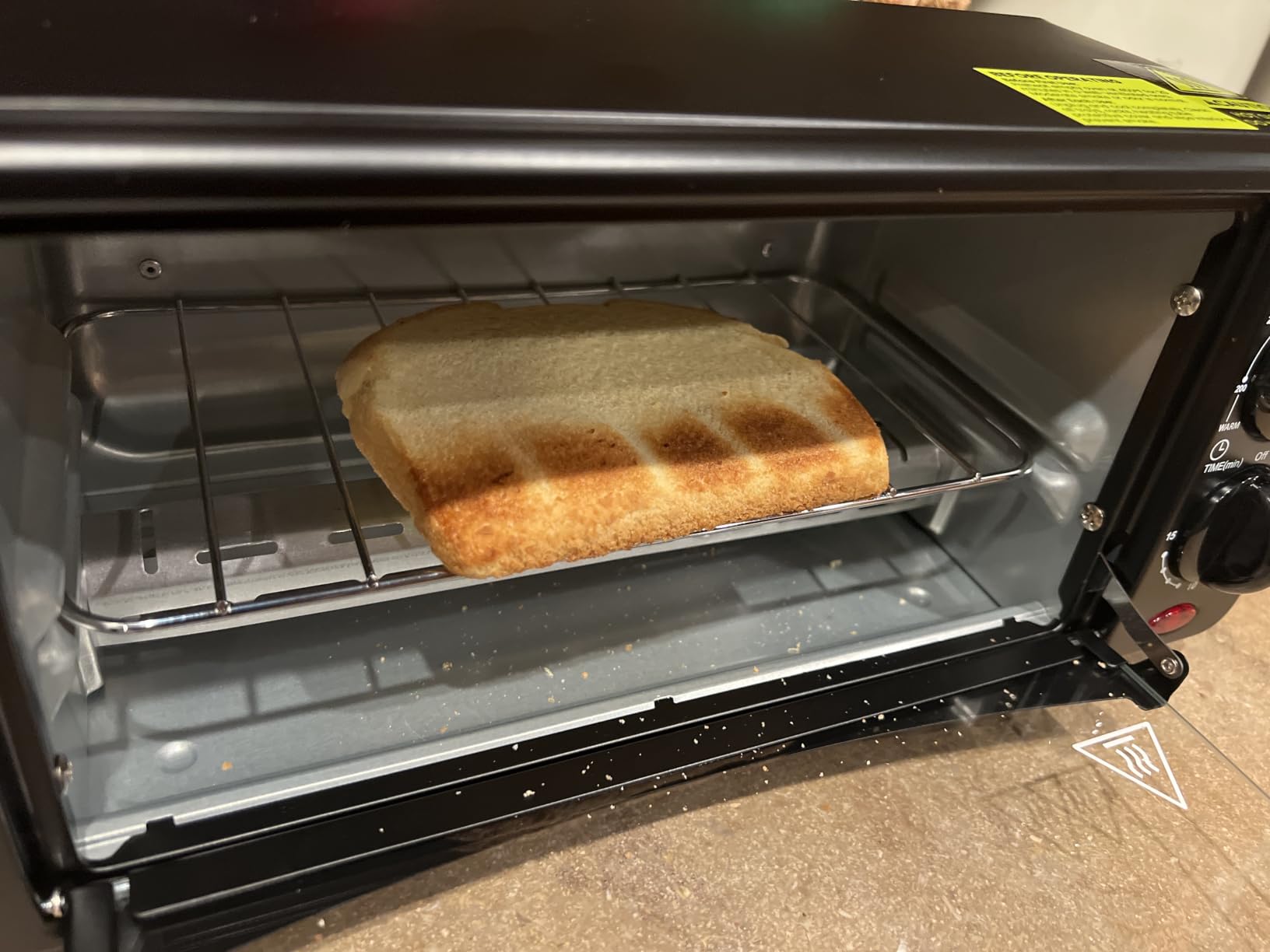 Elite Gourmet ETO236 Personal Compact 2 Slice Countertop Toaster Oven with 15 Minute Timer & Adjustable Temperature, Bake, Broil, & Toast, Black customer photo 2