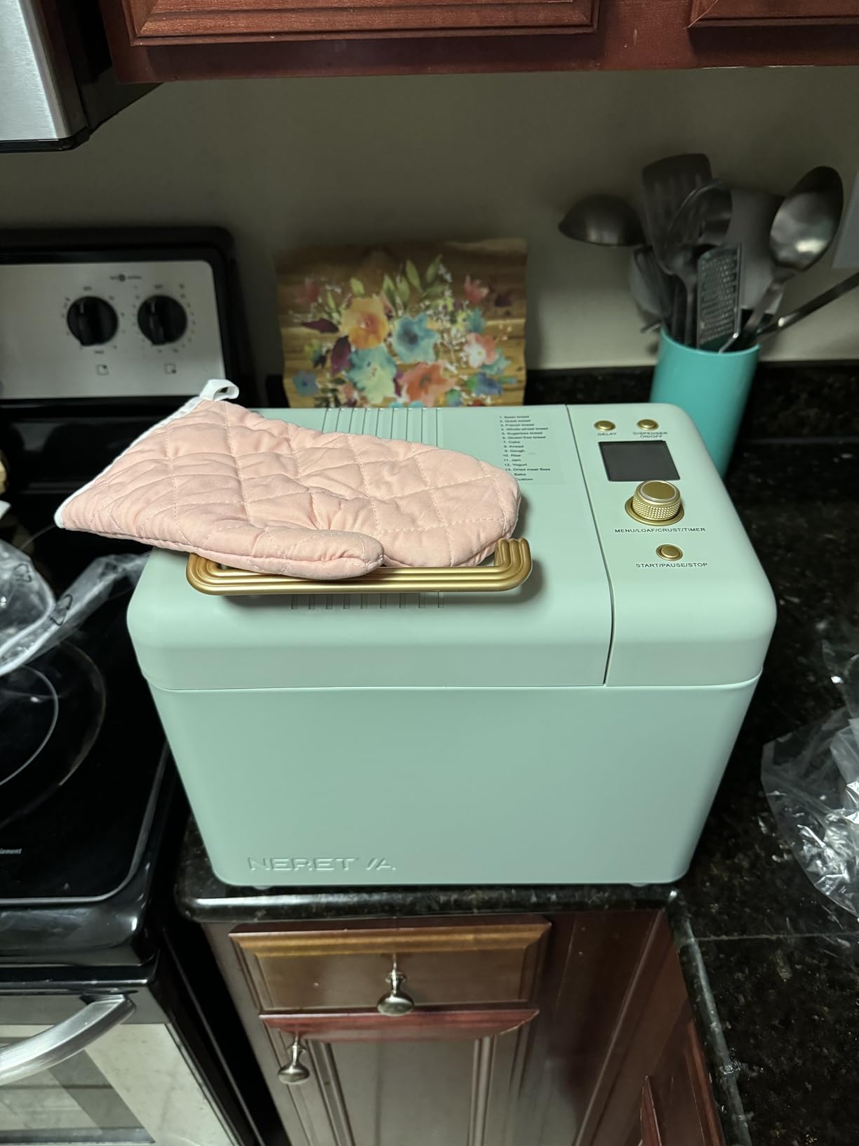 Neretva 2.2LB 15-in-1 Bread Machine with Dual Heater, Sourdough Setting, Nonstick Ceramic Pan customer photo 2
