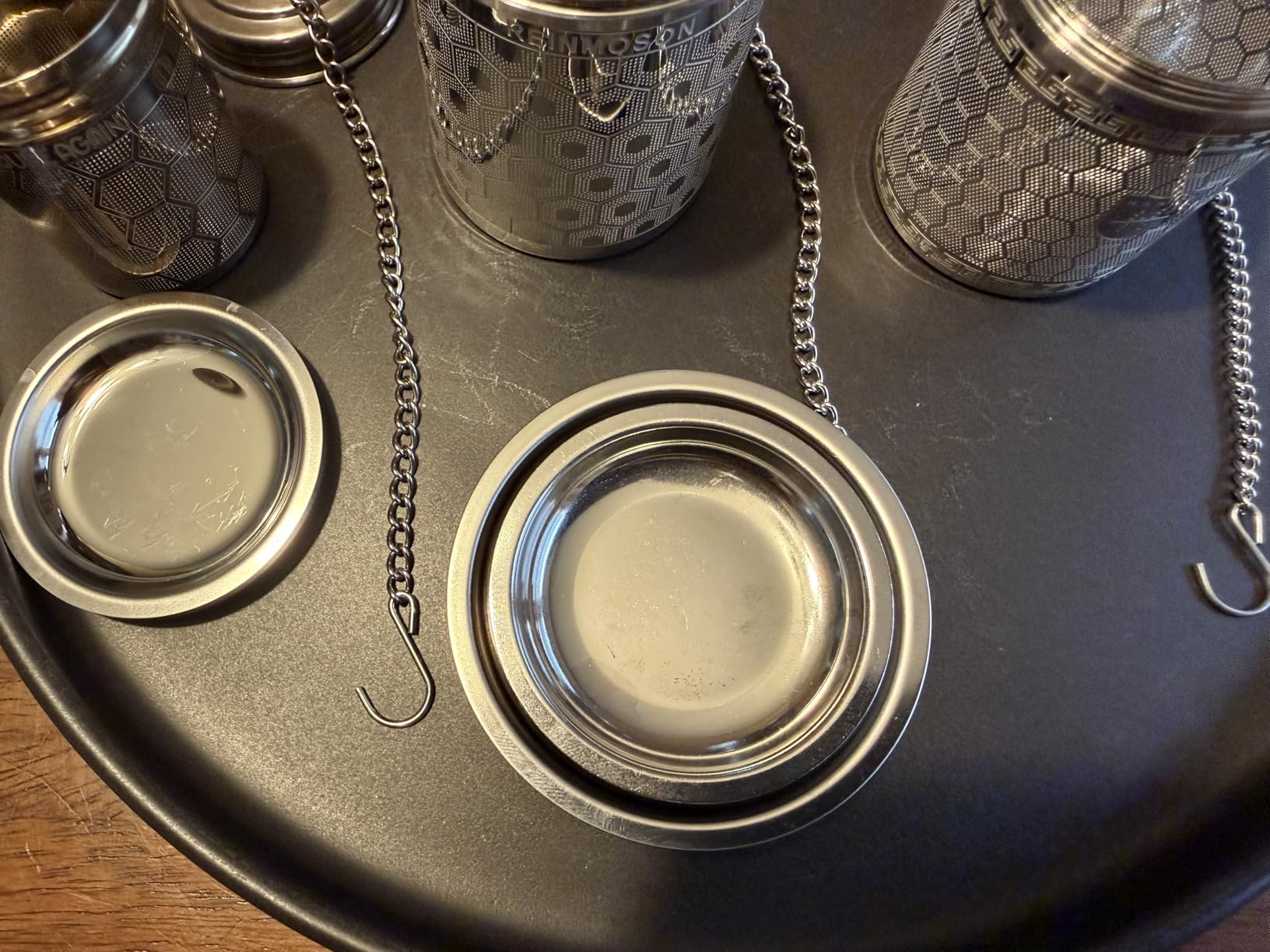 Reinmoson Extra Fine Mesh Tea Infuser for Loose Leaf Tea Steeper 1.5”x2.2” customer photo 2