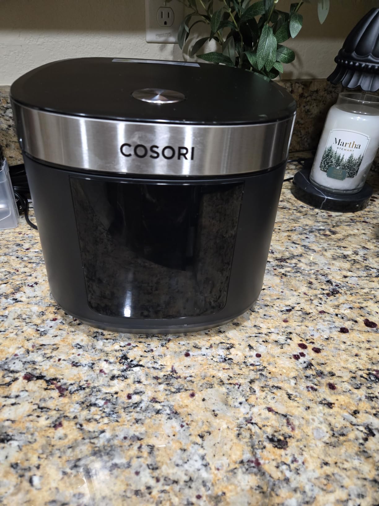 Cosori Rice Cooker 10 Cup, Fuzzy Logic, Ceramic Coating Inner Pot, 18-in-1 | 24H Keep Warm & Delay Timer, Stainless Steel Steamer Basket, Non-stick Ceramic Coating, Sauté, Slow Cook, Black customer photo 2